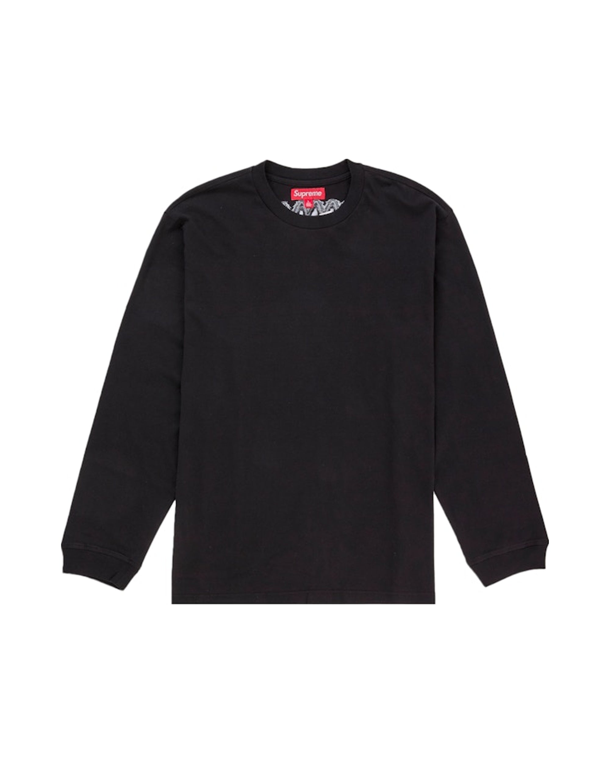 Supreme Intarsia L/S Top Black