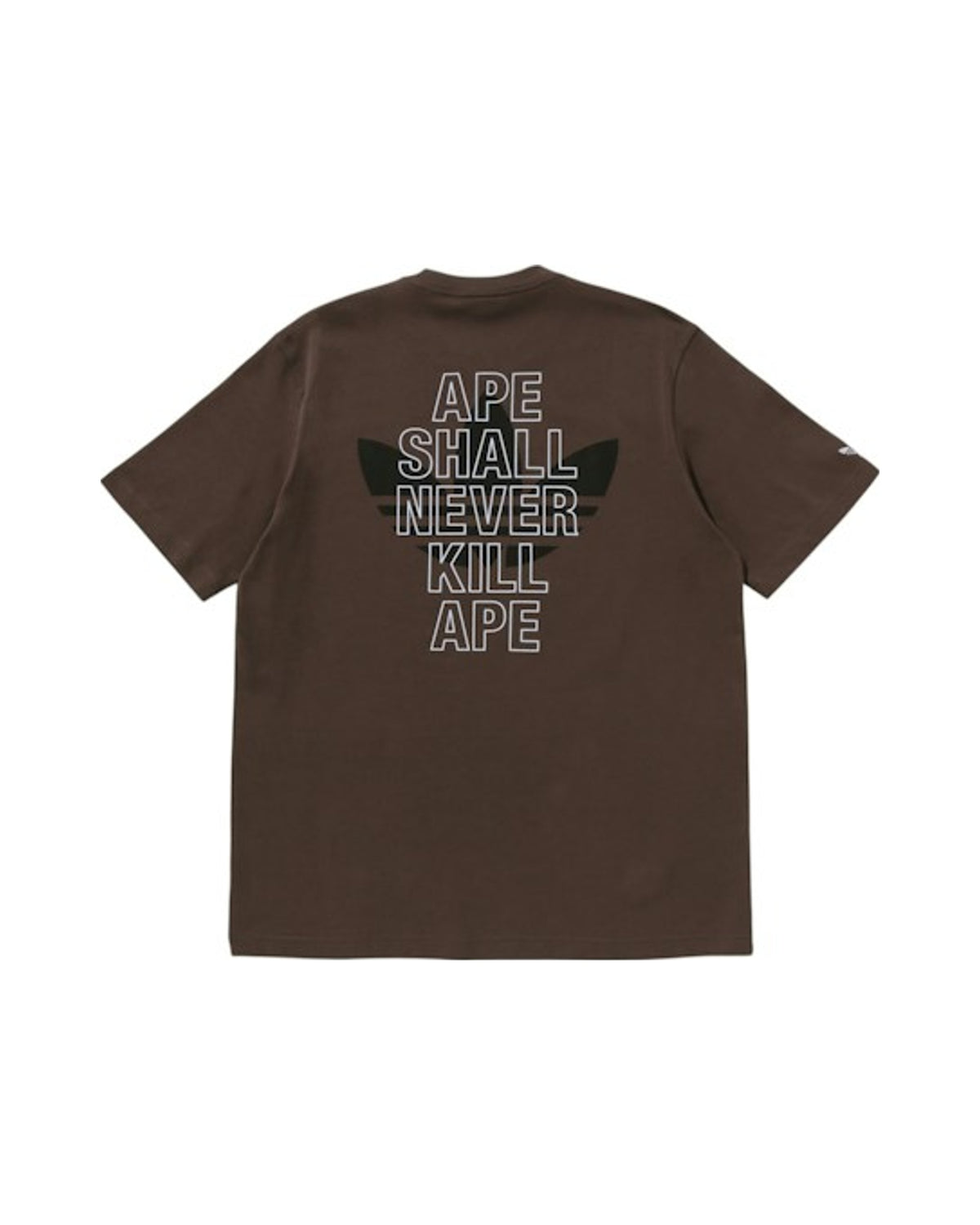 adidas x BAPE Ape Head Tee Brown