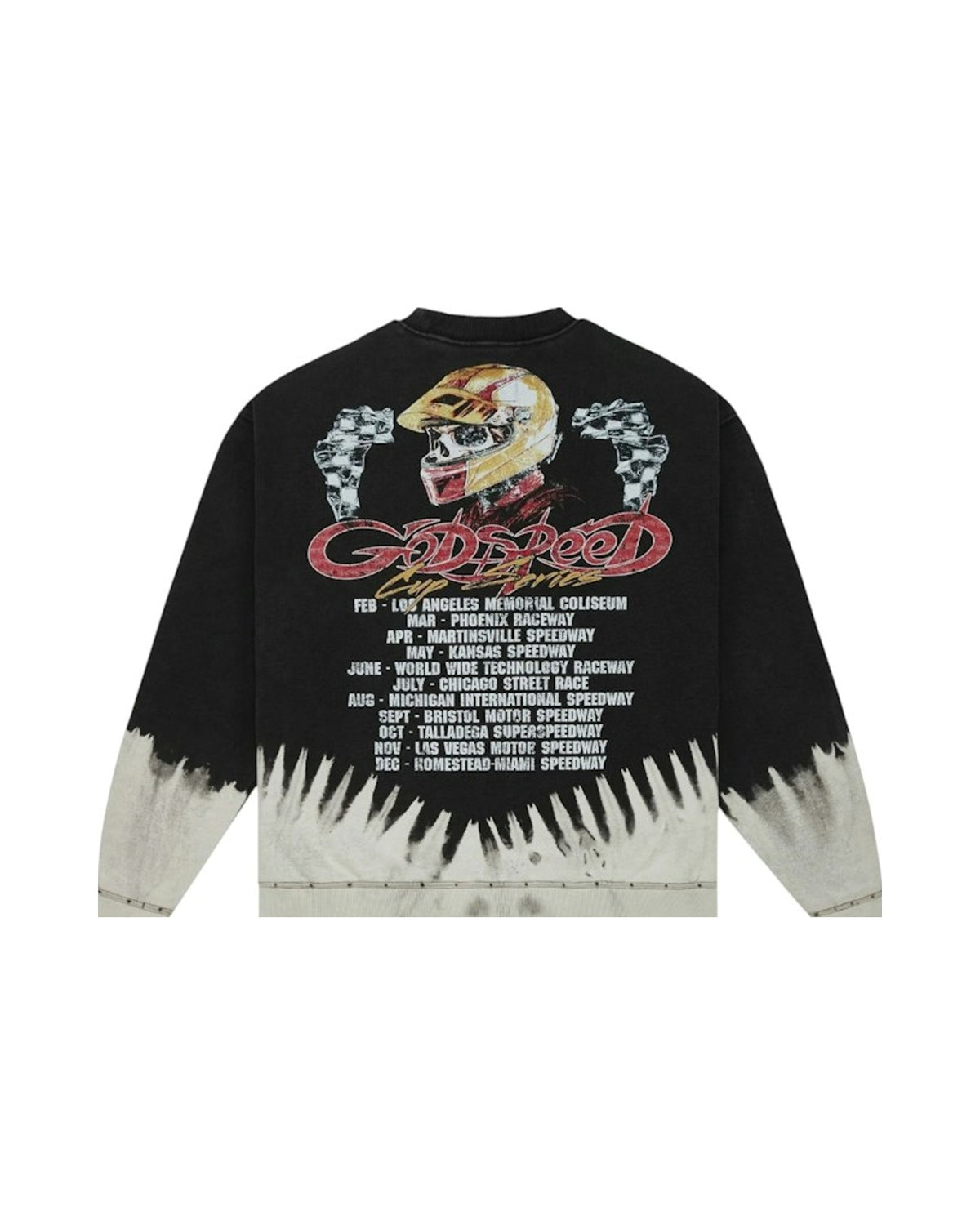 Godspeed F.T.W LS T-shirt Black Bleached Wash