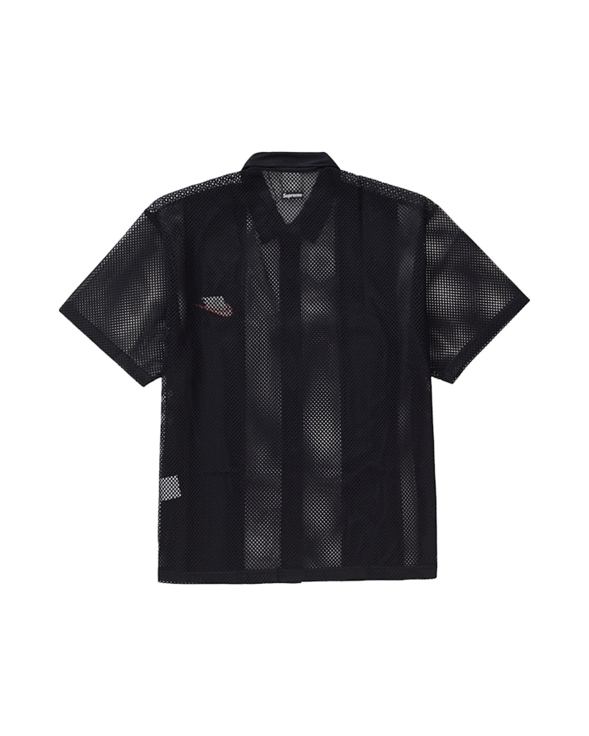 Supreme x Nike Mesh S/S Shirt Black | STREET BILL