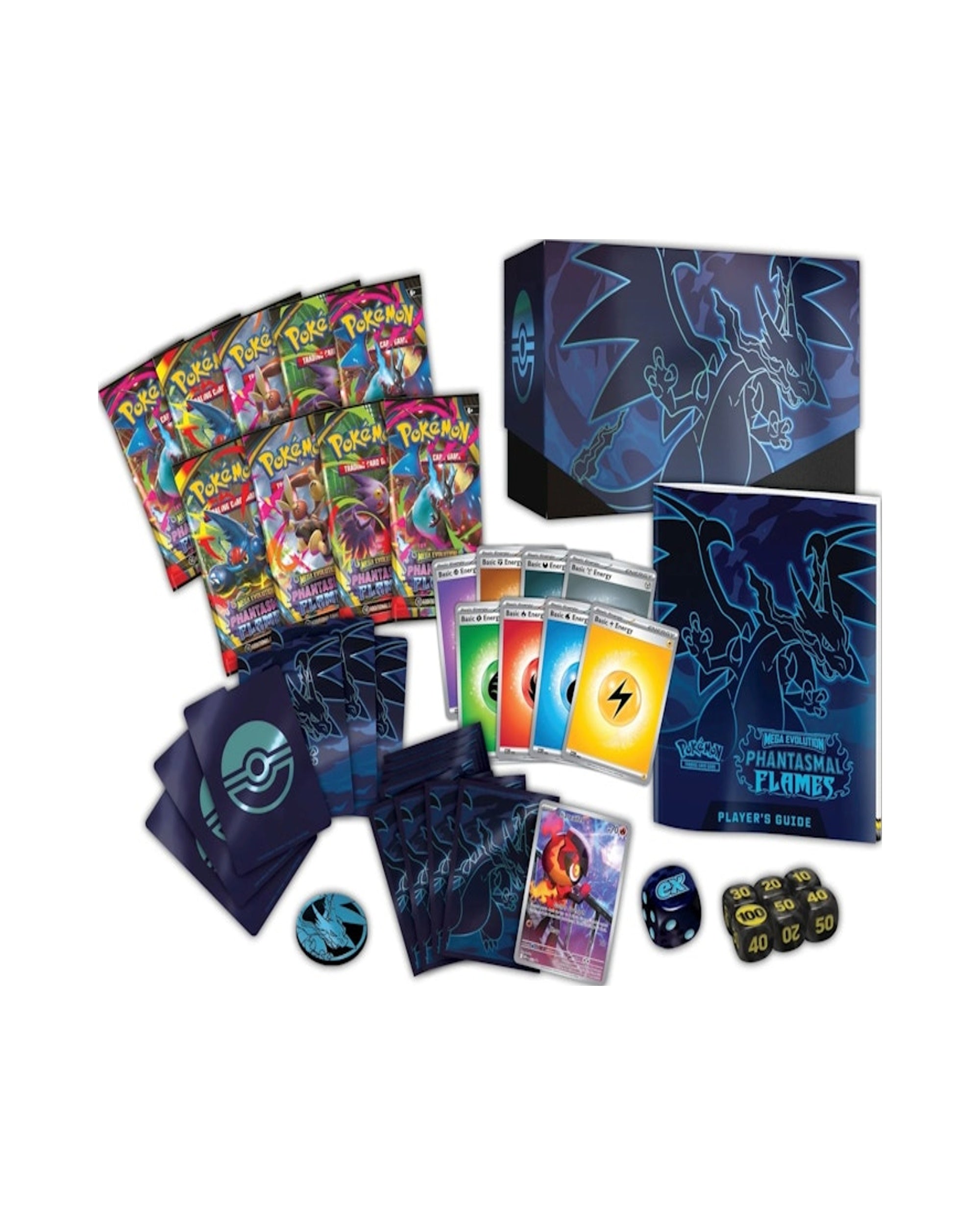 ポケモンカード 海外版BOX Phantasmal MEGA EVOLUTION 2025 Pokémon Mega Evolution Phantasmal Flames Elite Trainer Box
