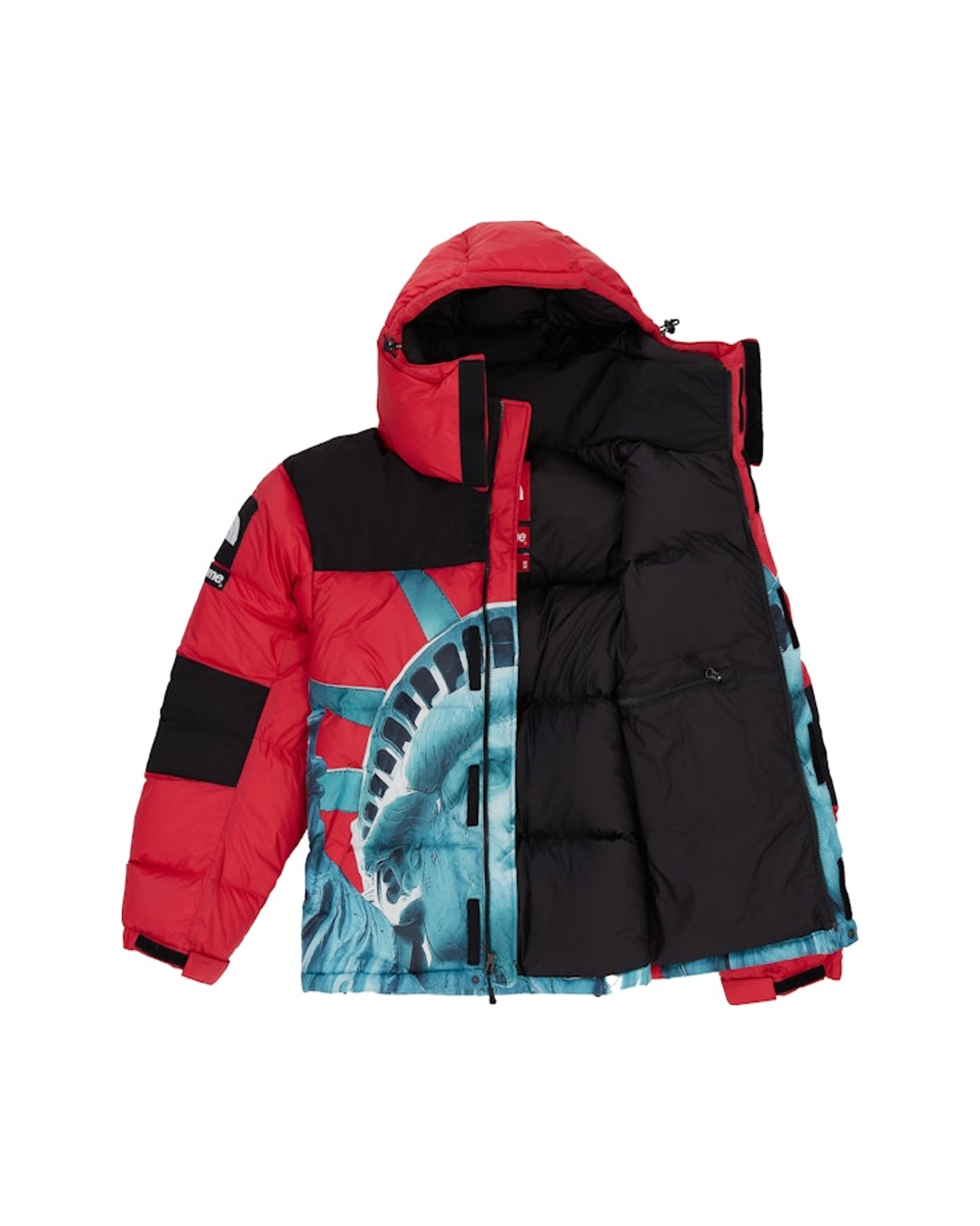 Supreme The North Face Statue of Liberty Baltoro Jacket Red
