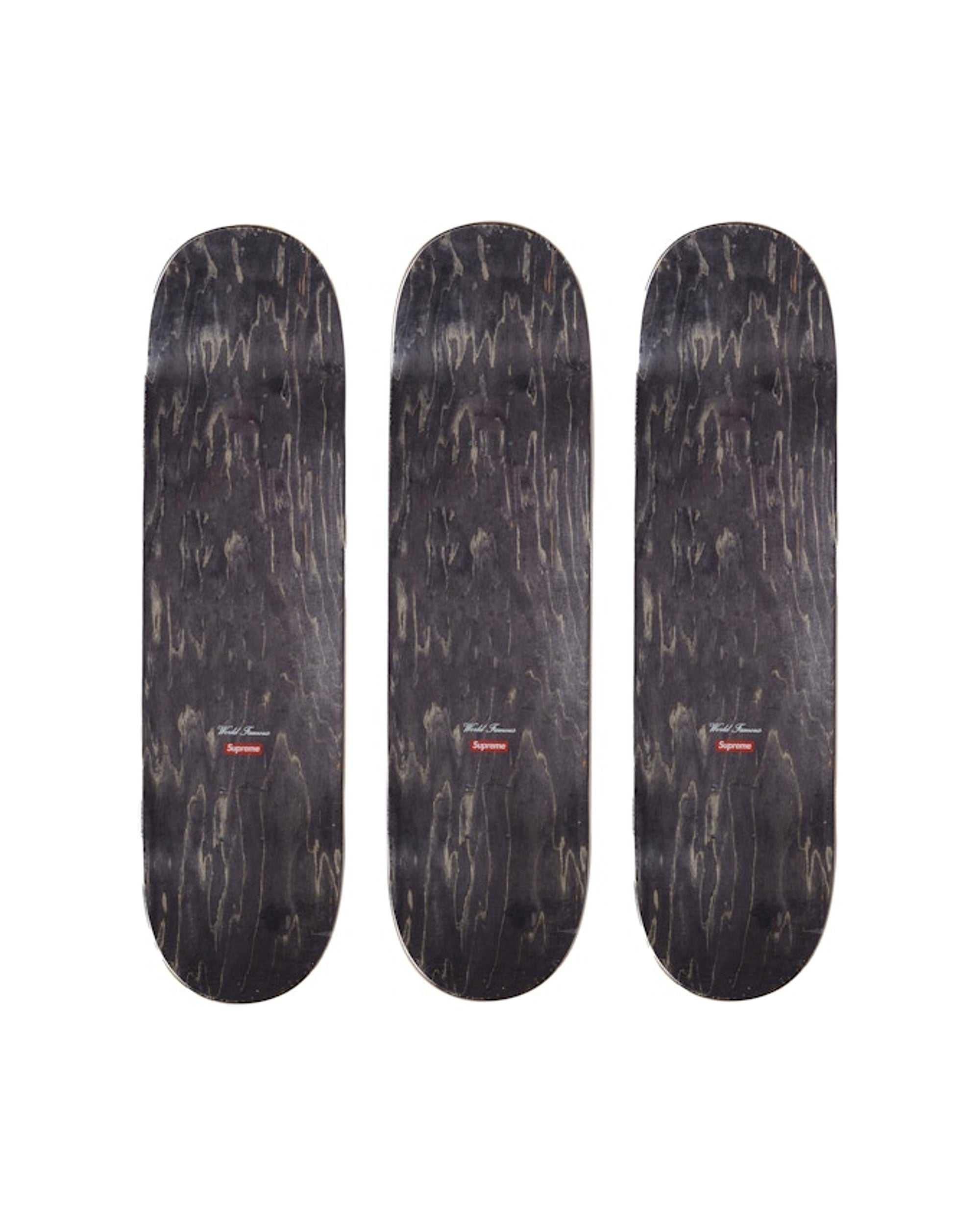 Supreme Celtic Knot Skateboard Deck Set Black/Red/Blue