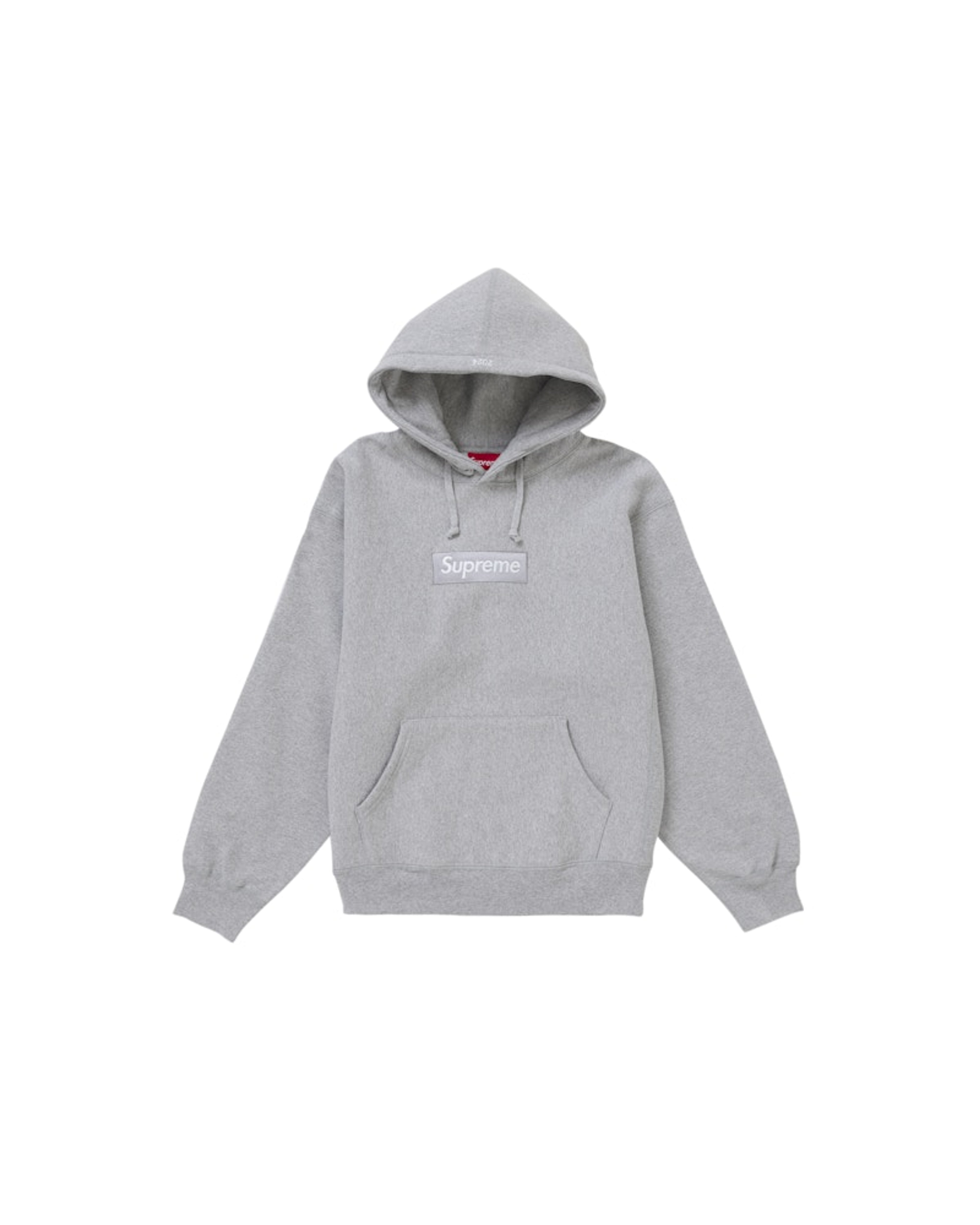 Supreme Box Logo Hooded Sweatshirt (FW24) Heather Grey