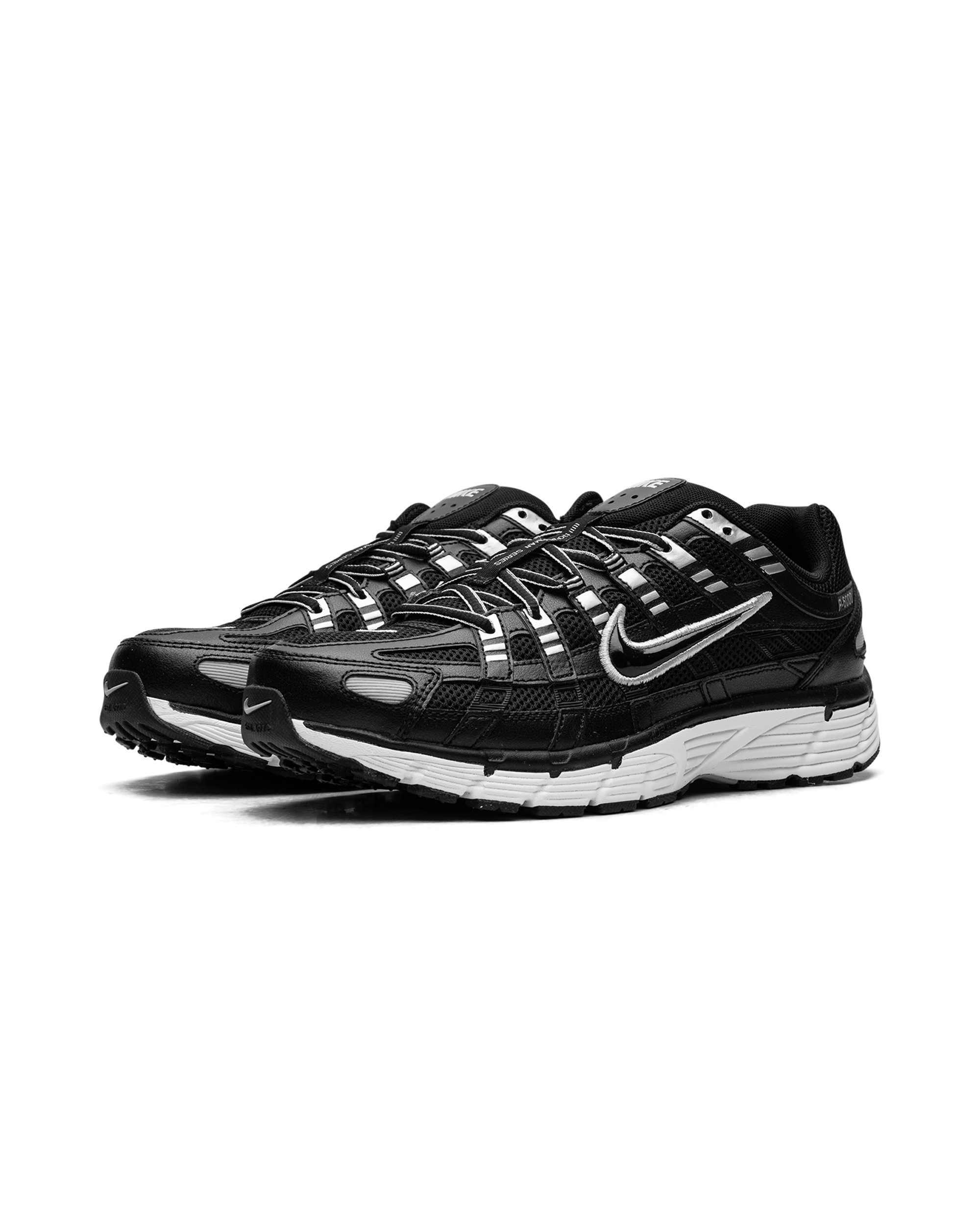 Nike P-6000 Black White Metallic Silver
