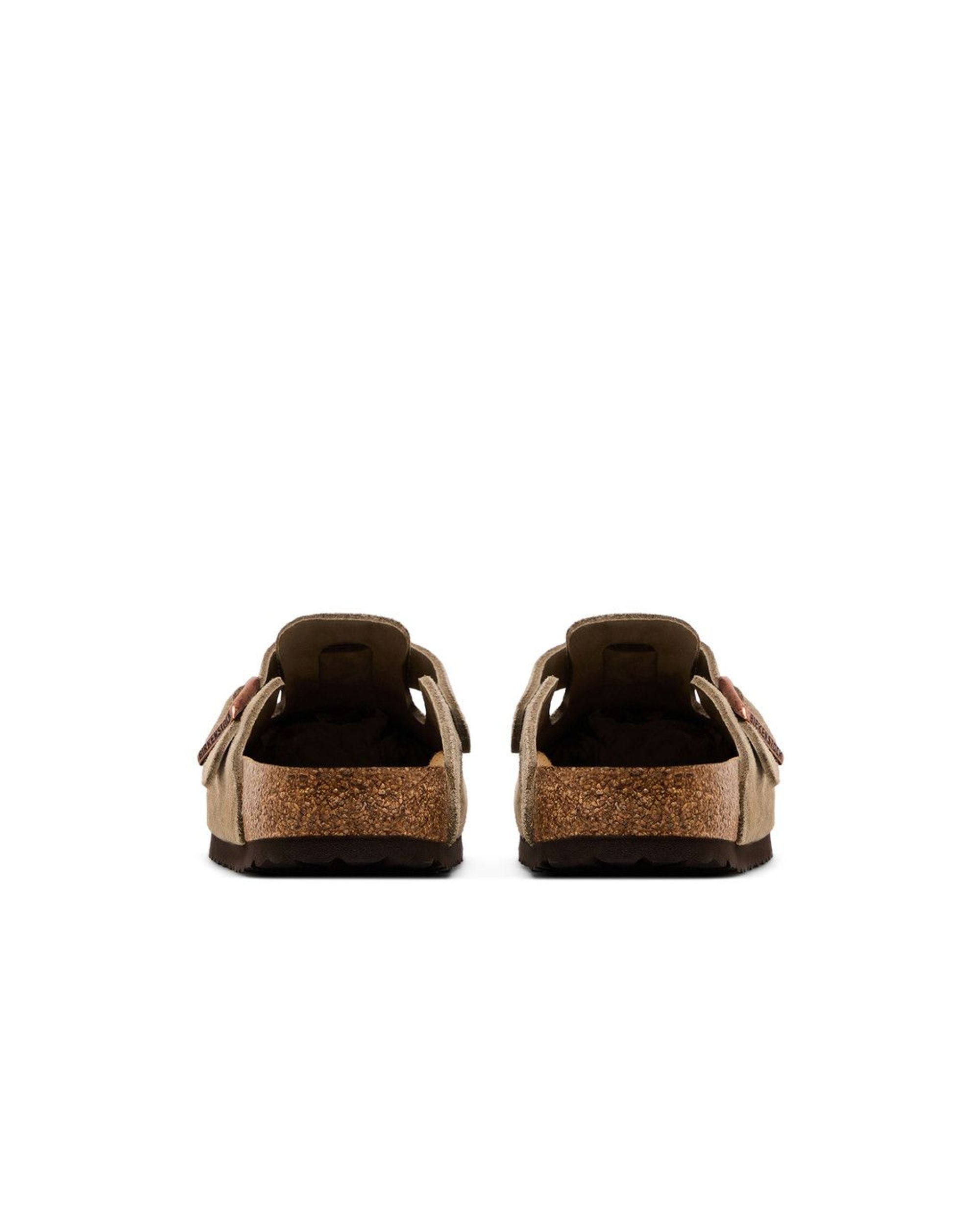 Birkenstock Boston Soft Footbed Suede Taupe