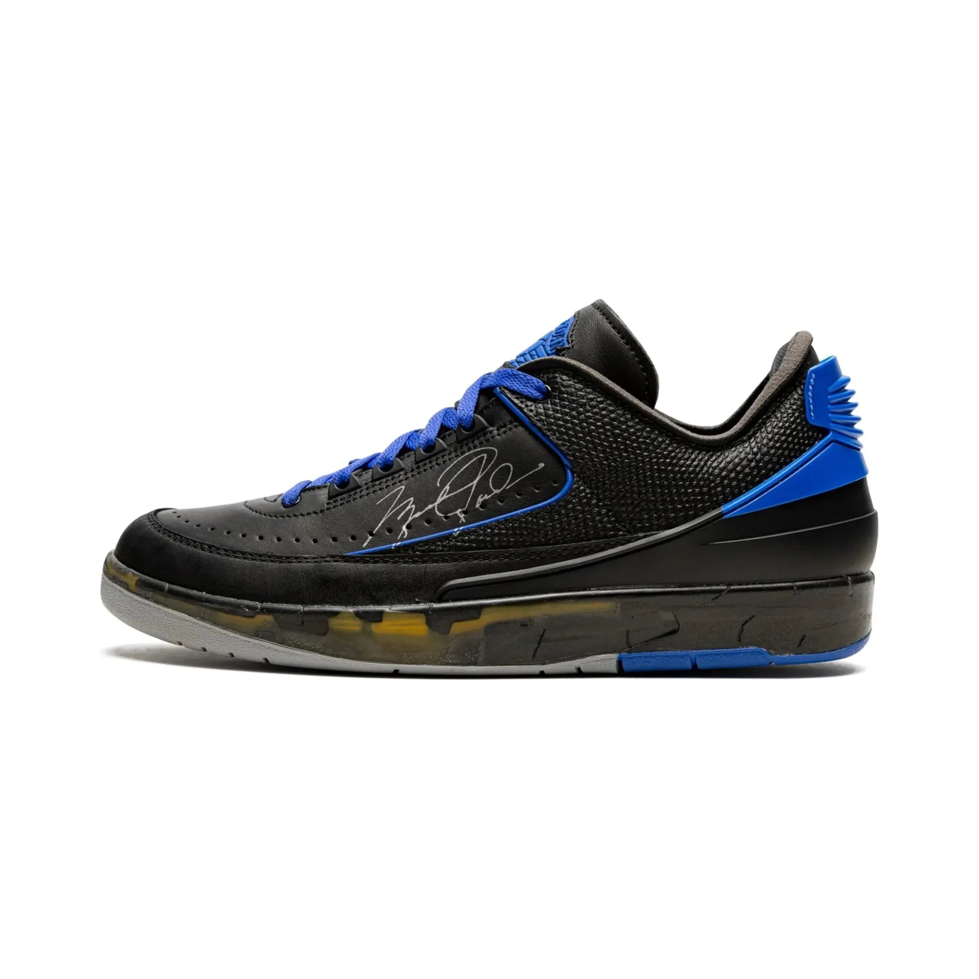 Nike Air Jordan 2 Retro Low SP X Off-White "Black Blue" - street-bill.dk