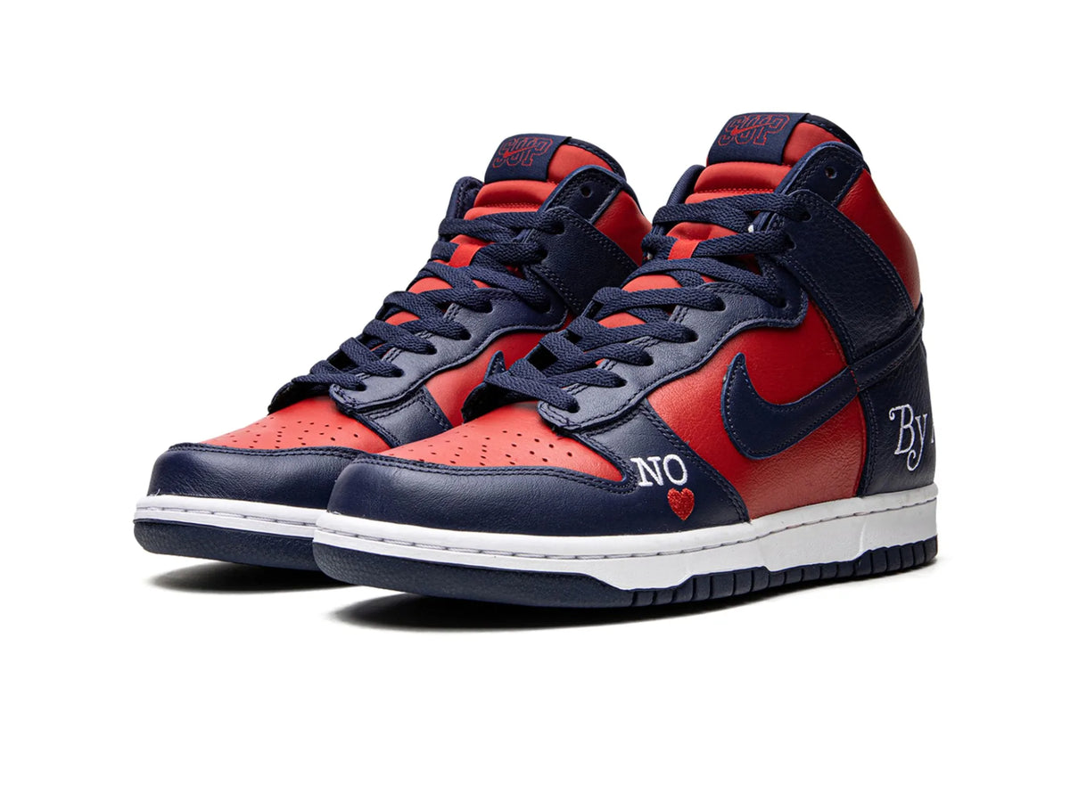 Nike Dunk High SB X Supreme "By Any Means Navy" - street-bill.dk