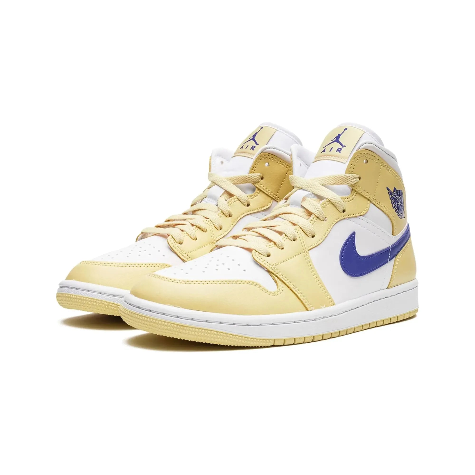 Nike Air Jordan 1 Mid "Lemon Wash Lapis" - street-bill.dk