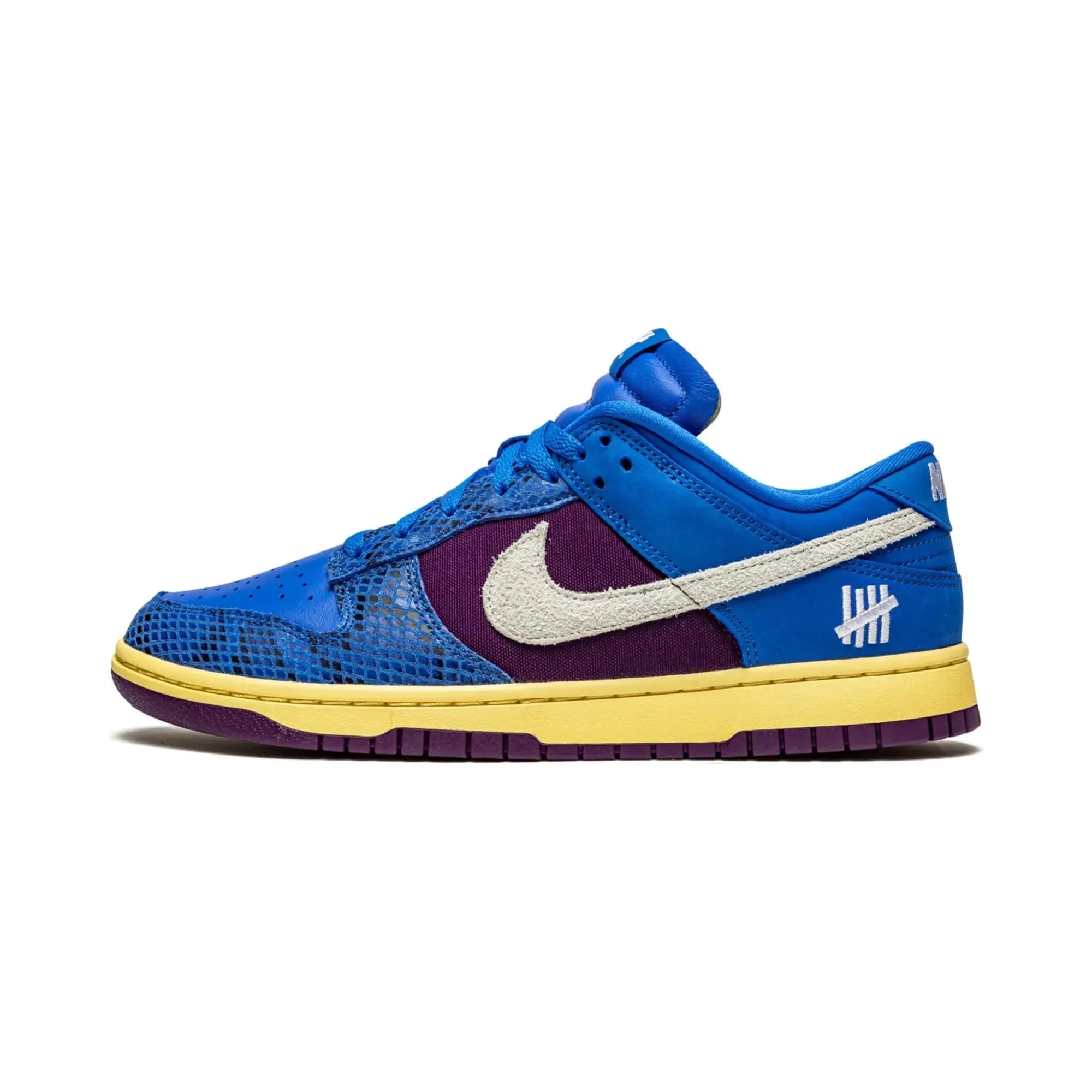 Nike Dunk Low X UNDEFEATED "5 On It - Blue Purple" - street-bill.dk