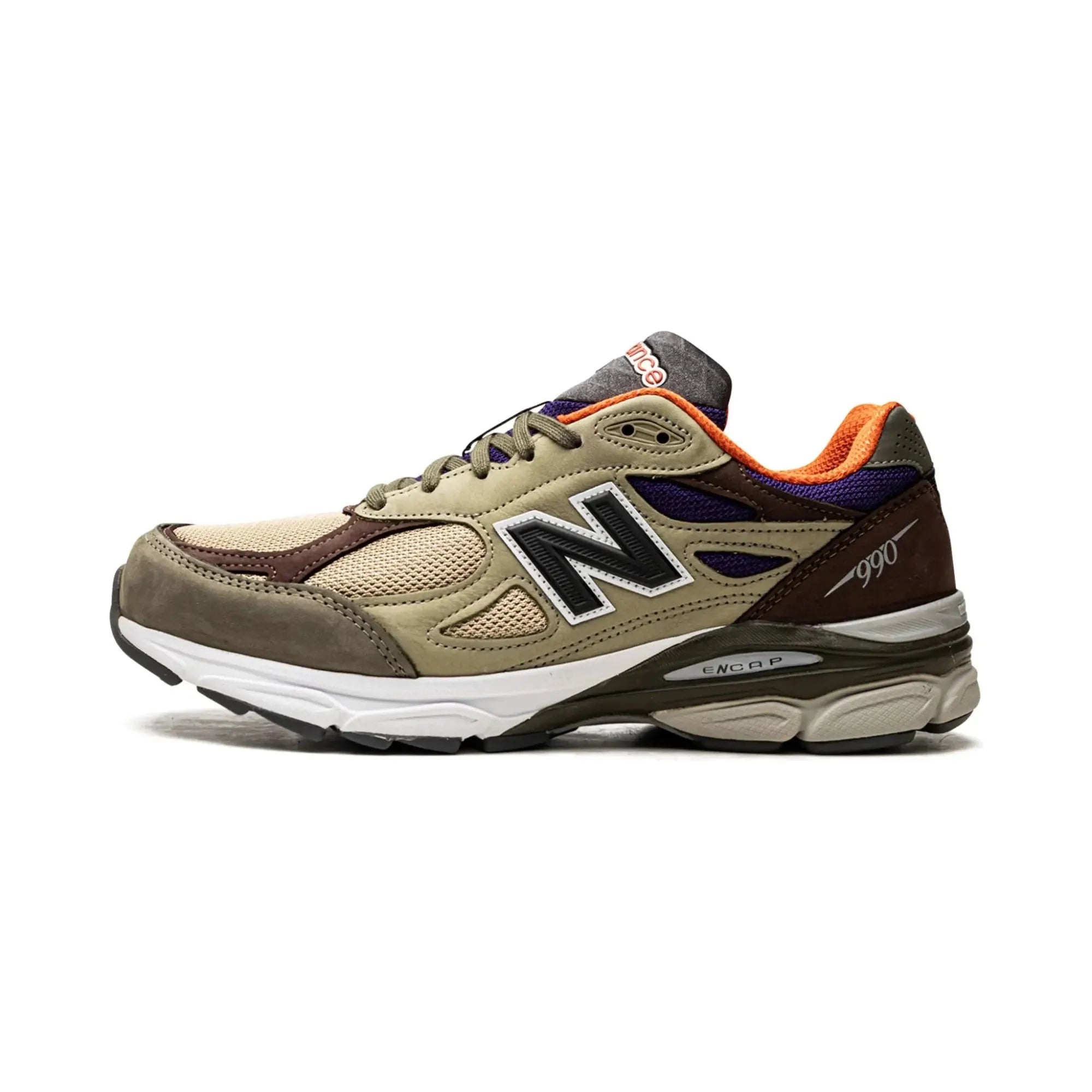 New Balance 990v3 MiUSA X Teddy Santis "Khaki Orange" - street-bill.dk