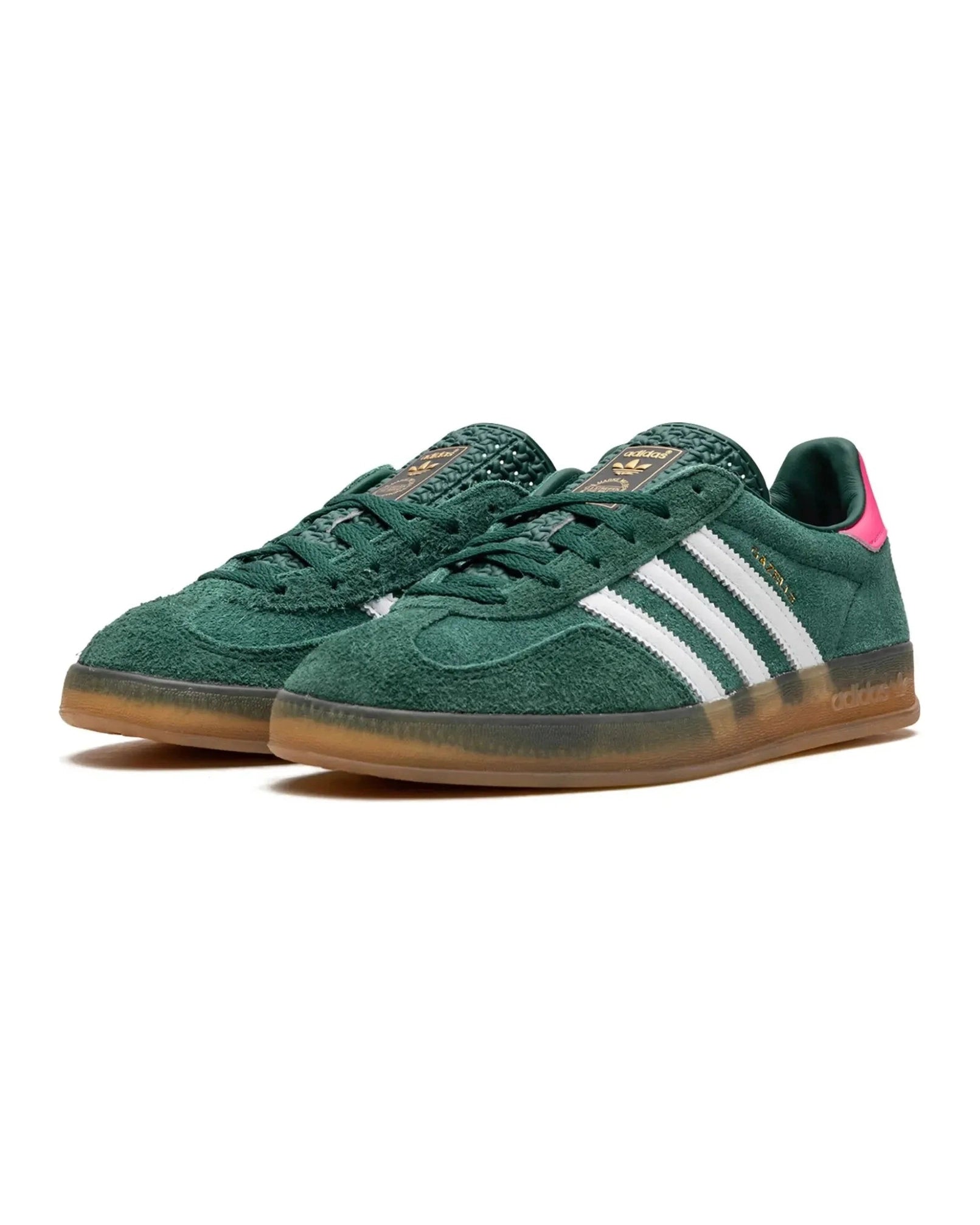 Adidas Gazelle Indoor "Collegiate Green Lucid Pink" - street-bill.dk