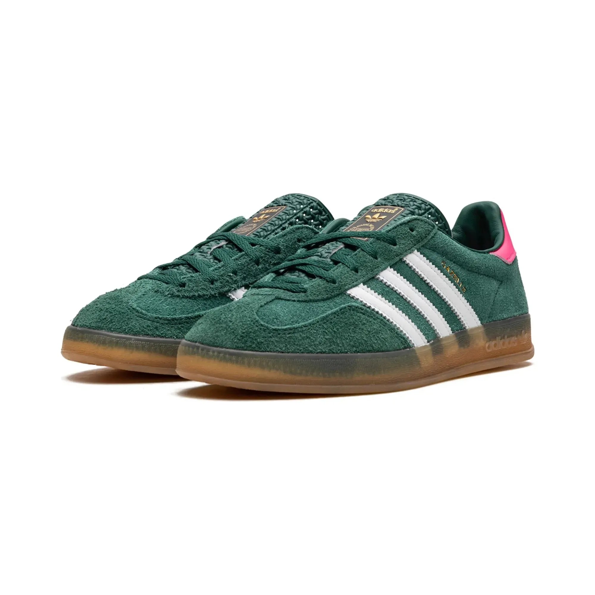 Adidas Gazelle Indoor "Collegiate Green Lucid Pink" - street-bill.dk