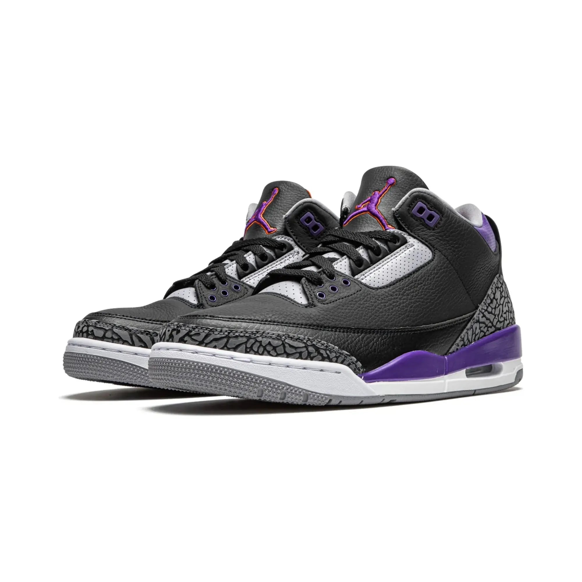 Nike Air Jordan 3 Retro "Black Court Purple" - street-bill.dk