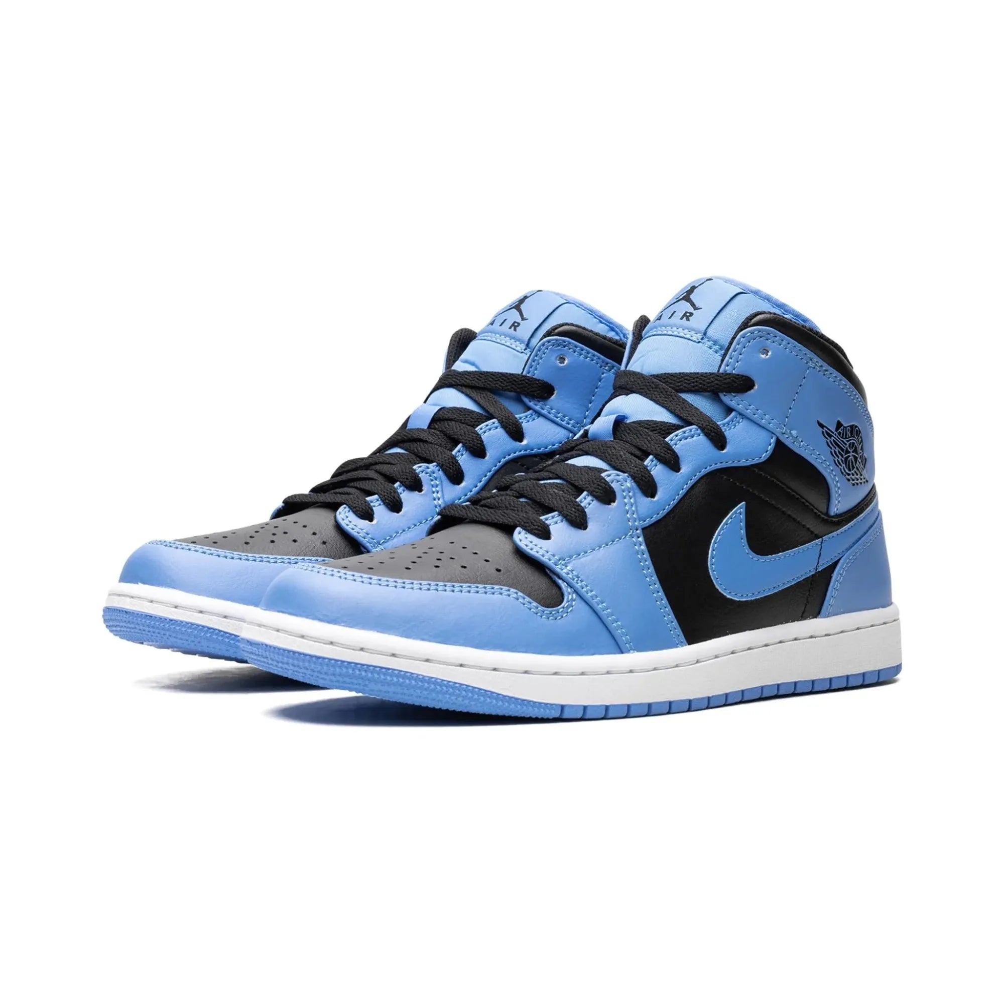 Nike Air Jordan 1 Mid "University Blue Black" - street-bill.dk