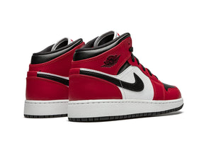 Nike Air Jordan 1 Mid "Chicago Black Toe" - street-bill.dk