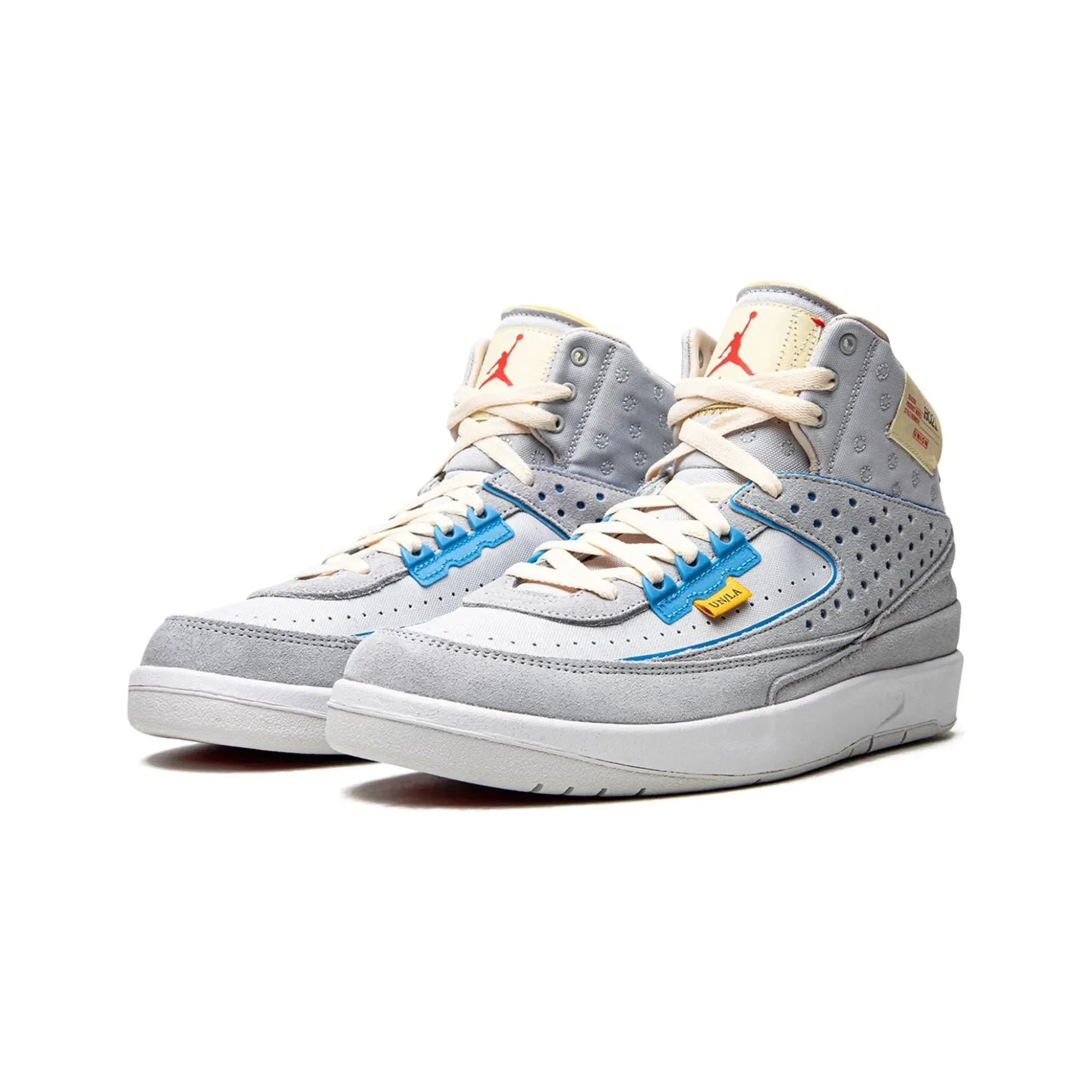 Nike Air Jordan 2 Retro SP Union "Grey Fog" - street-bill.dk