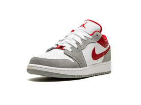 Nike Air Jordan 1 Low "Light Smoke Grey Gym Red" - street-bill.dk