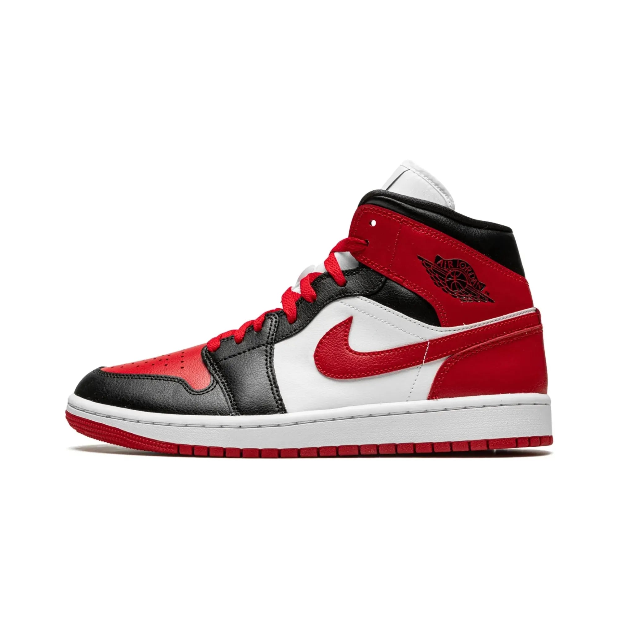 Nike Air Jordan 1 Mid "Alternate Bred Toe" - street-bill.dk