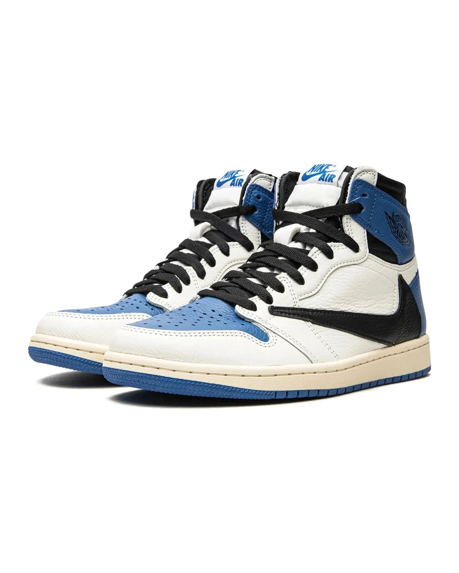 Nike Air Jordan 1 Retro High Travis Scott Fragment "Military Blue" - street-bill.dk