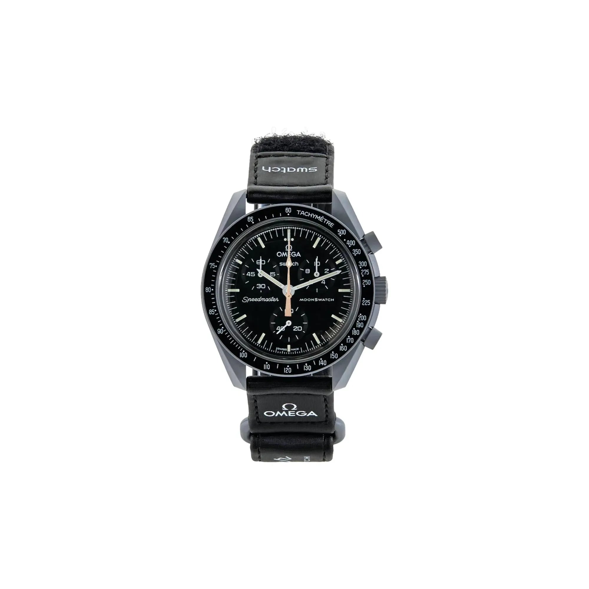 Swatch x Omega Bioceramic Moonswatch Mission To Moon Gold Barley Grain Pattern SO33M102-109