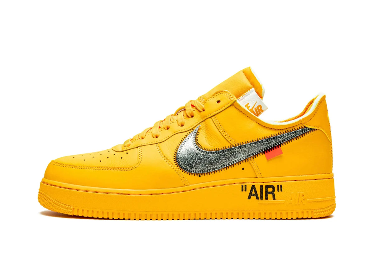 Nike Air Force 1 Low X Off-White "ICA University Gold" - street-bill.dk