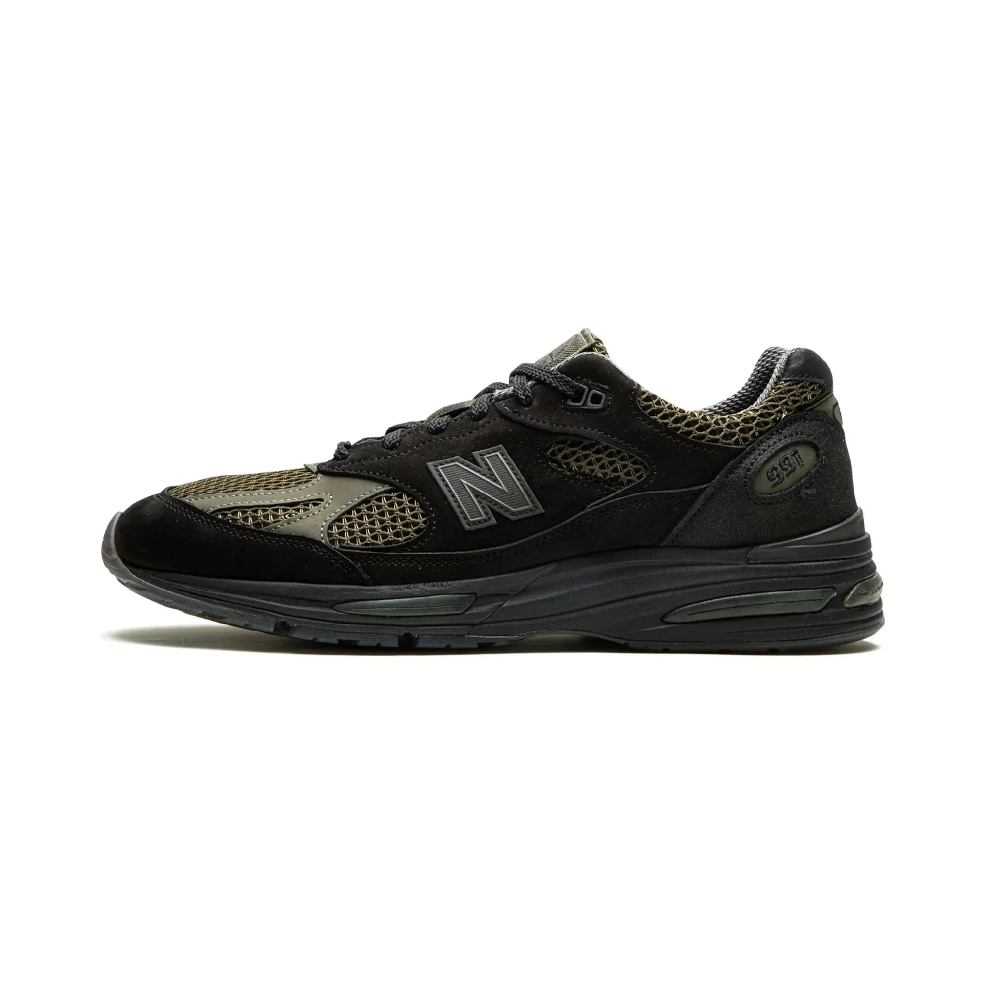 New Balance 991v2 MiUK Stone Island "Black" - street-bill.dk