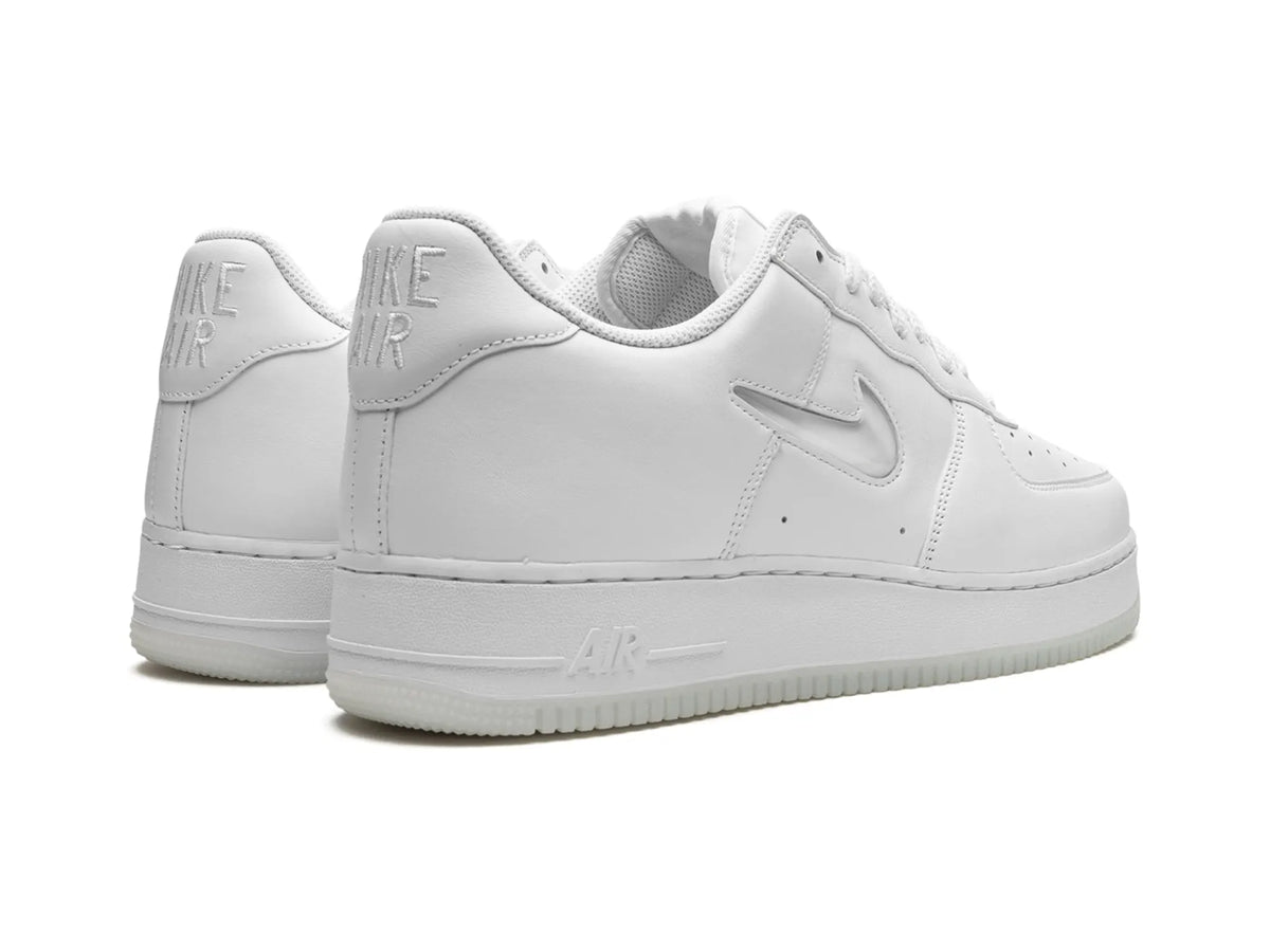 Nike Air Force 1 Low '07 "Color of the Month Jewel Swoosh Triple White" - street-bill.dk