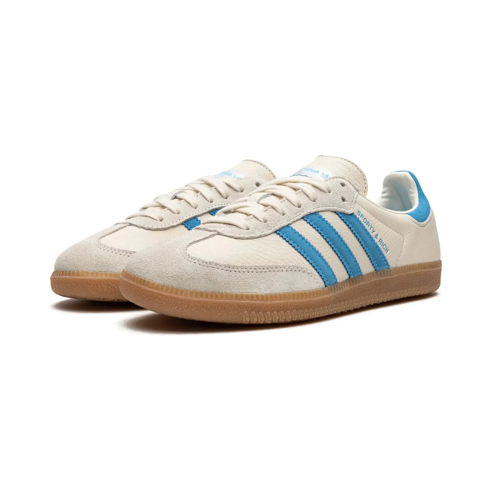 Adidas Samba OG Sporty & Rich "Beige Blue" - street-bill.dk