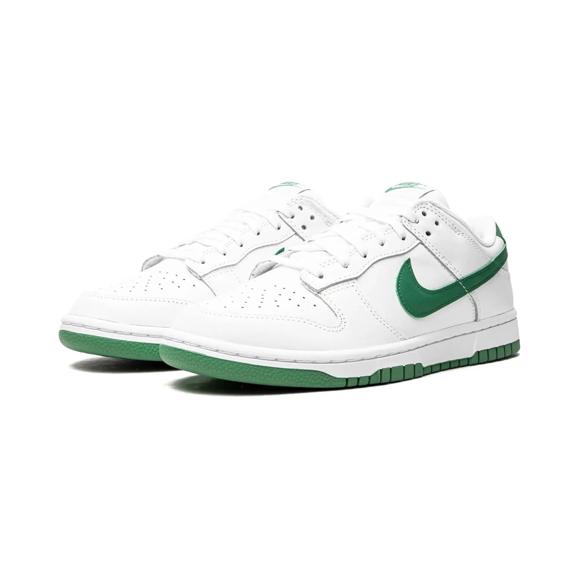 Nike Dunk Low "White Green Noise" - street-bill.dk