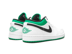 Nike Air Jordan 1 Low "White Lucky Green Black" - street-bill.dk