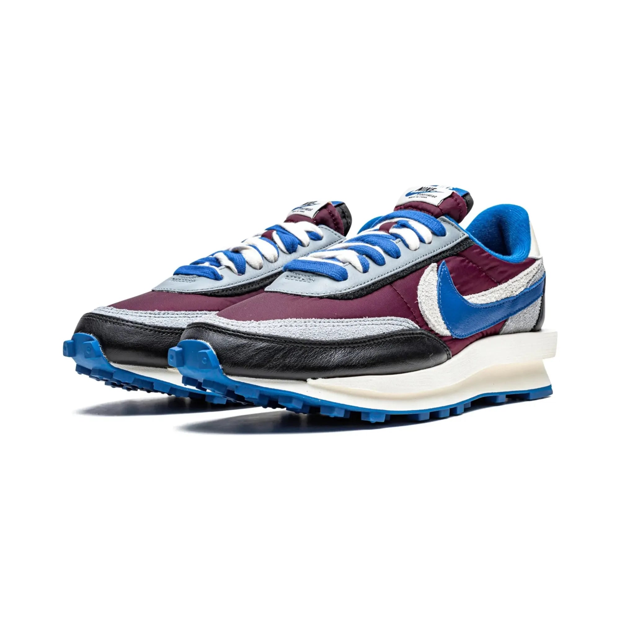 Nike LD Waffle X Sacai X UNDERCOVER "Night Maroon Team Royal" - street-bill.dk