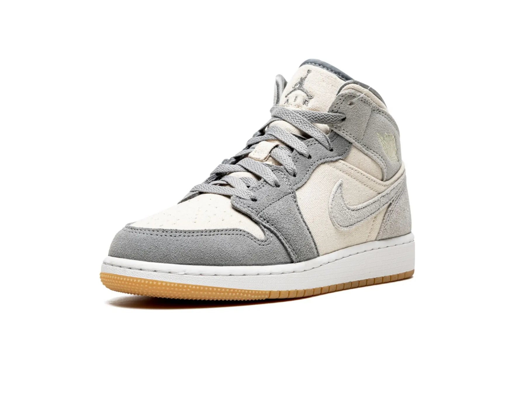 Nike Air Jordan 1 Mid "Coconut Milk Particle Grey" - street-bill.dk