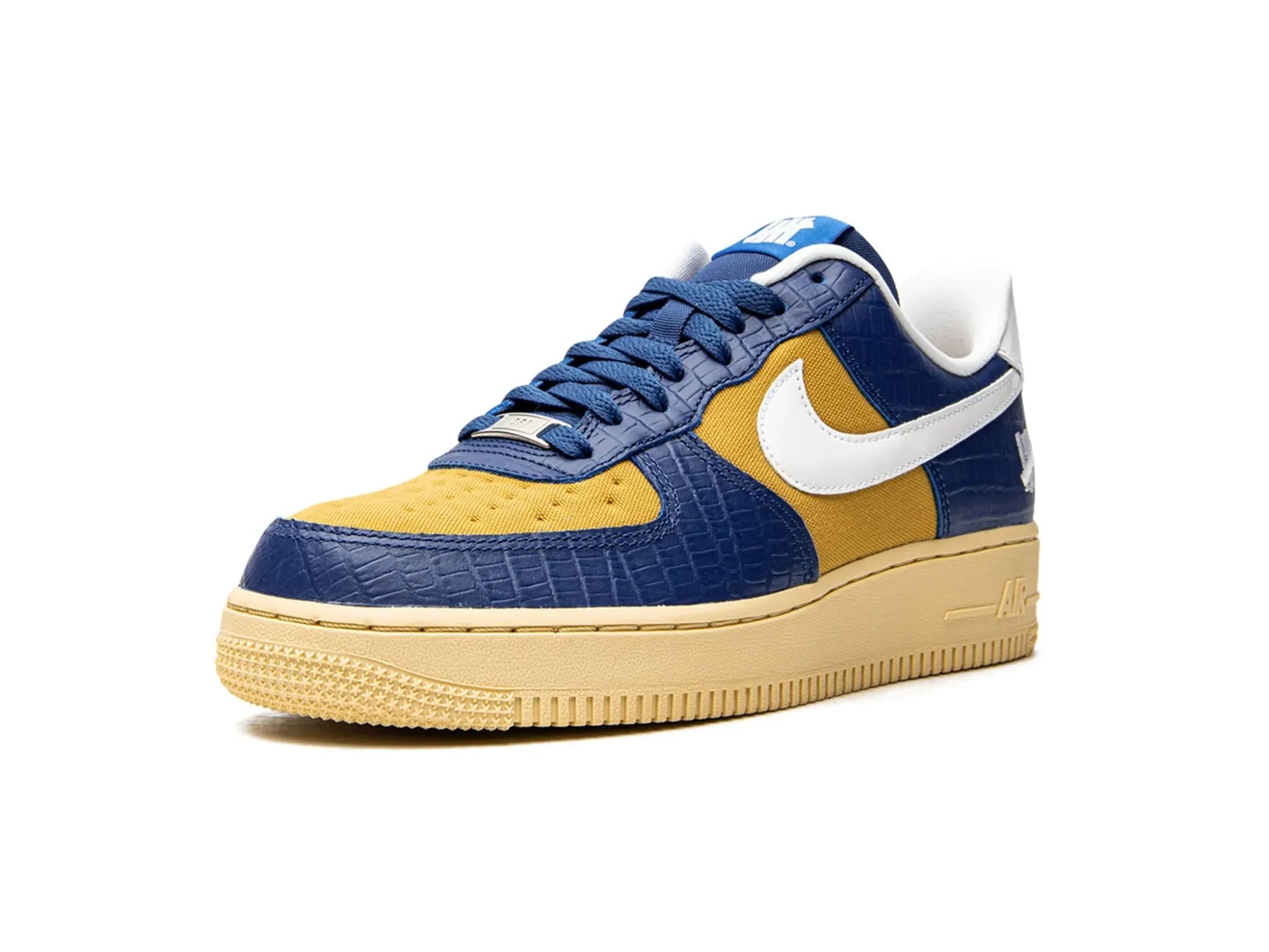 Nike Air Force 1 X UNDEFEATED "5 On It Yellow Croc" - street-bill.dk