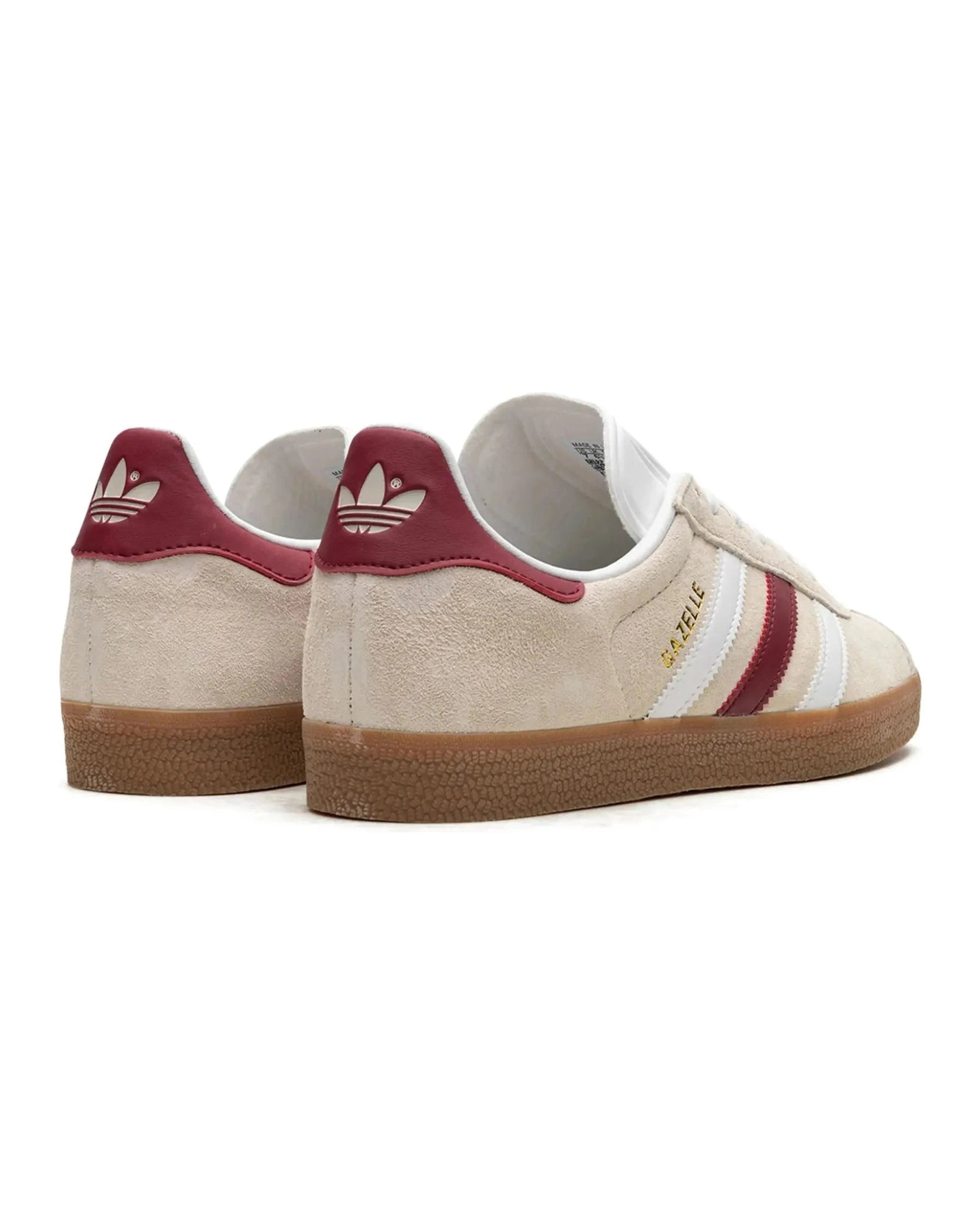 Adidas Gazelle "Aluminum Collegiate Burgundy" - street-bill.dk