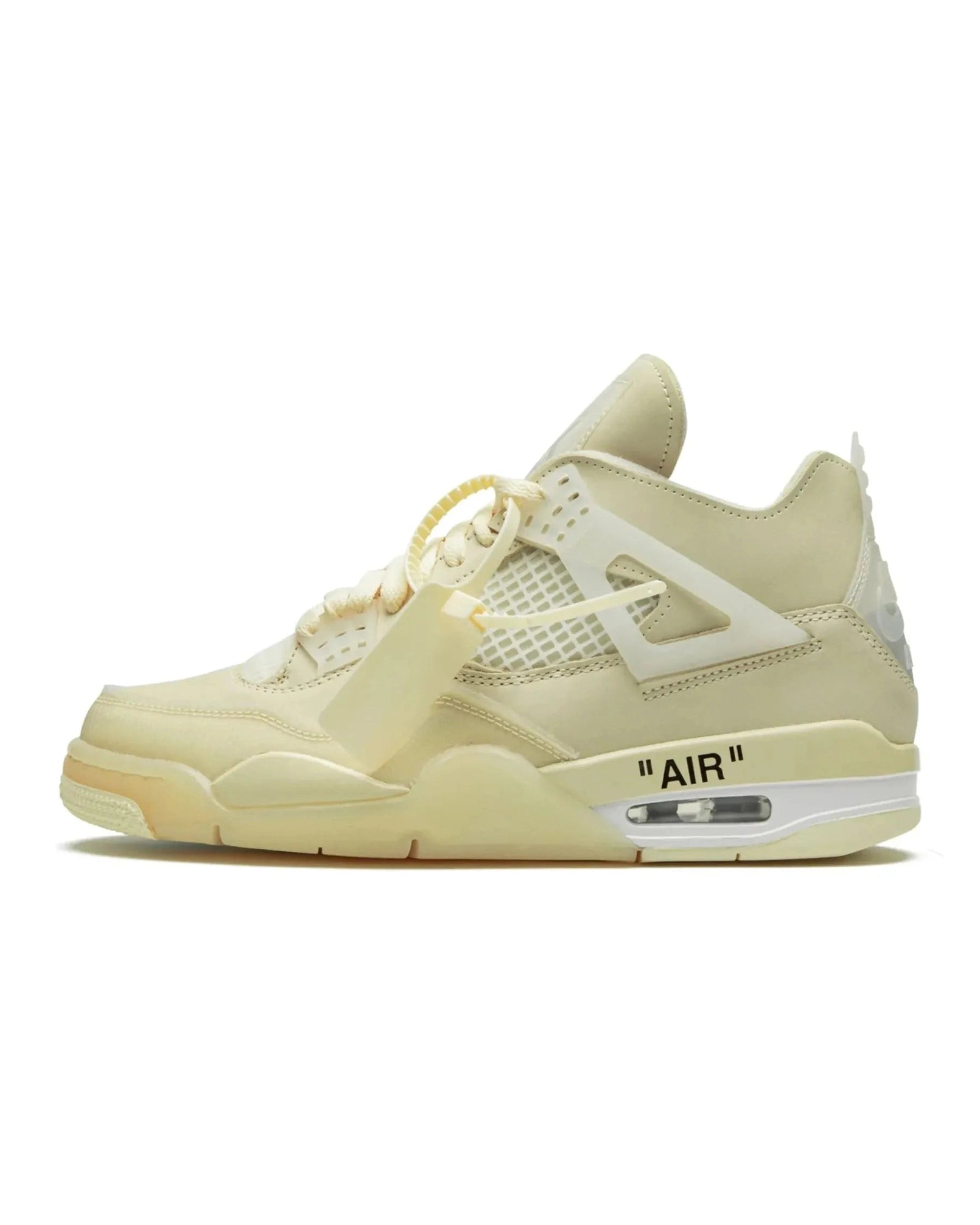 Nike Air Jordan 4 Retro X Off-White "Sail" - street-bill.dk