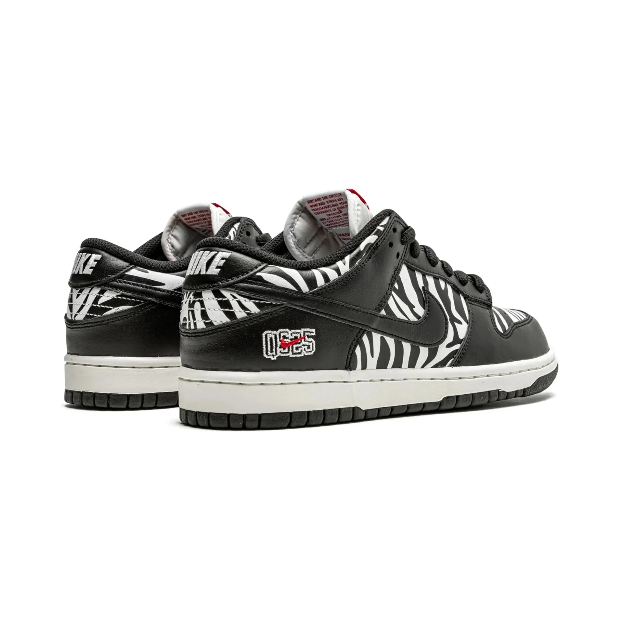 Nike SB Dunk Low OG X Quartersnacks "Zebra" - street-bill.dk