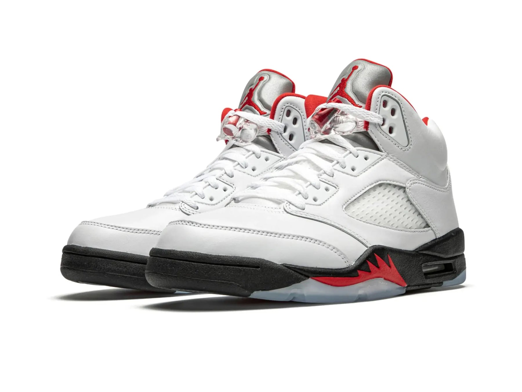 Nike Air Jordan 5 Retro "Fire Red Silver Tongue" - street-bill.dk