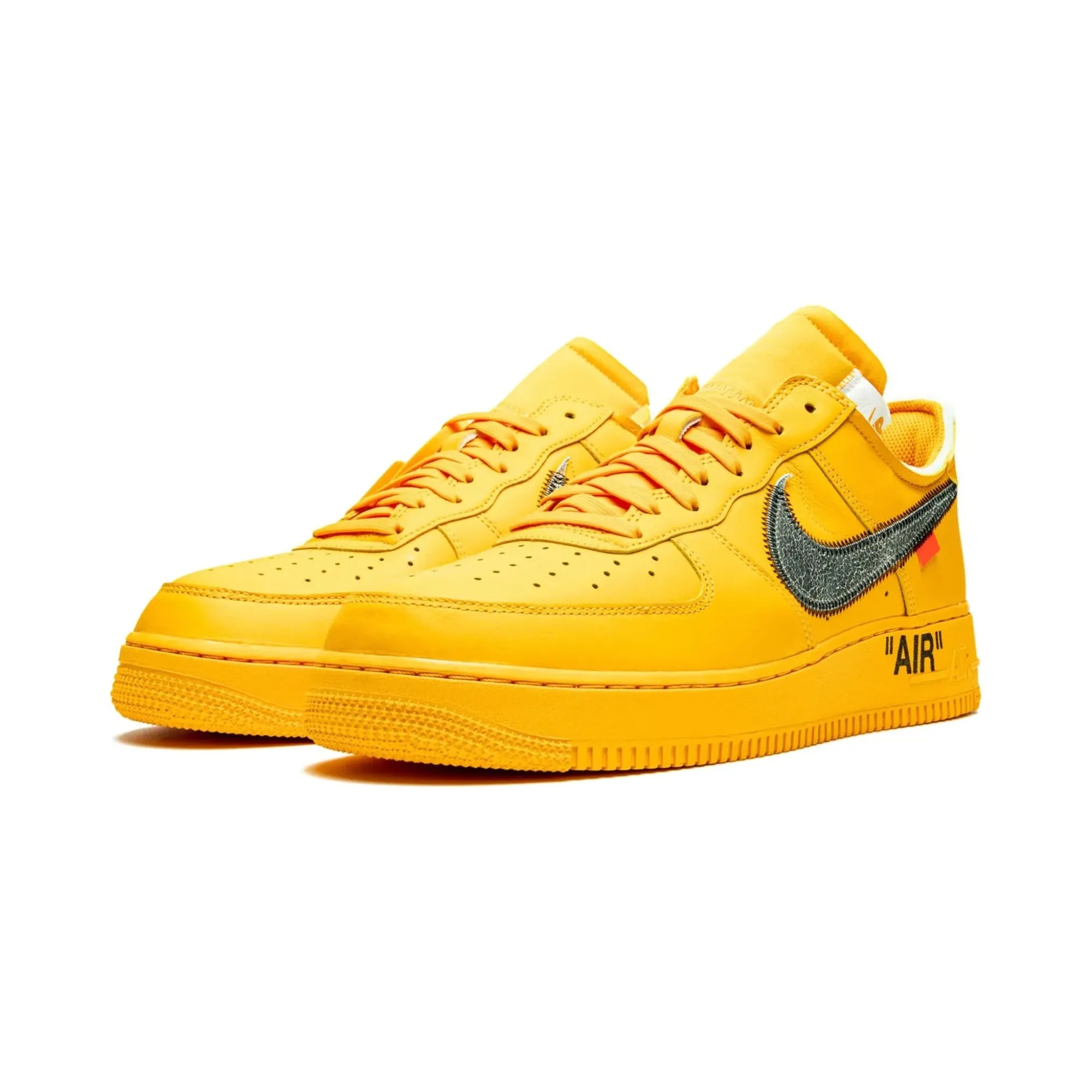 Nike Air Force 1 Low X Off-White "ICA University Gold" - street-bill.dk