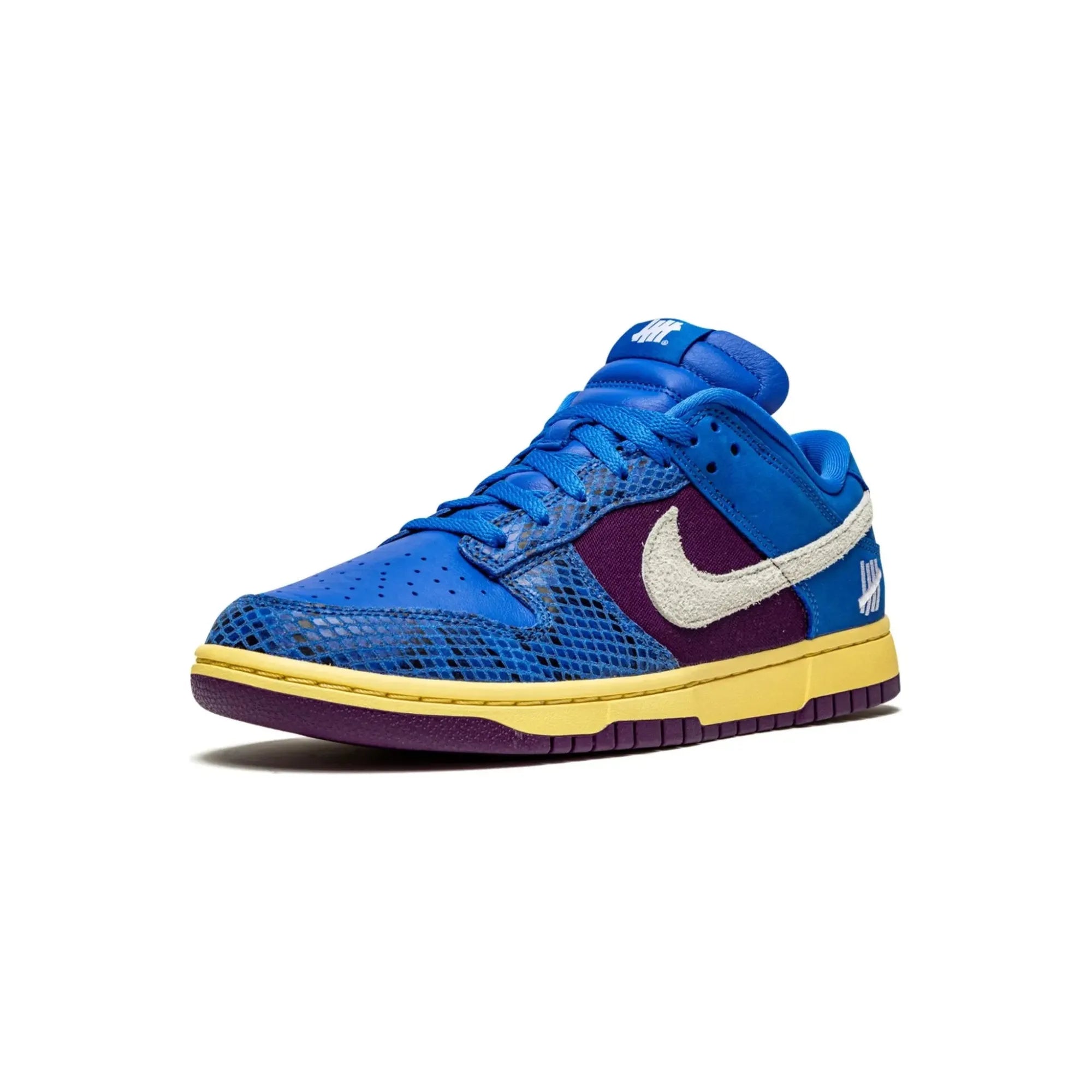 Nike Dunk Low X UNDEFEATED "5 On It - Blue Purple" - street-bill.dk