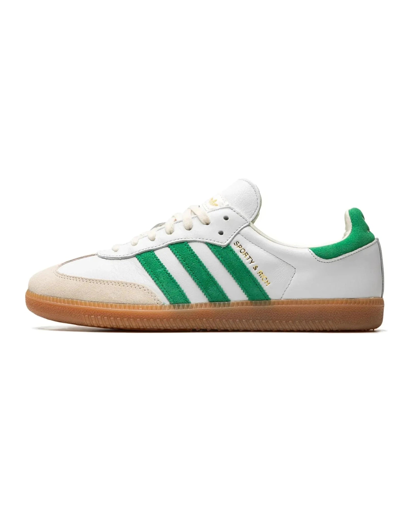 Adidas Samba "Sporty & Rich White Green" - street-bill.dk