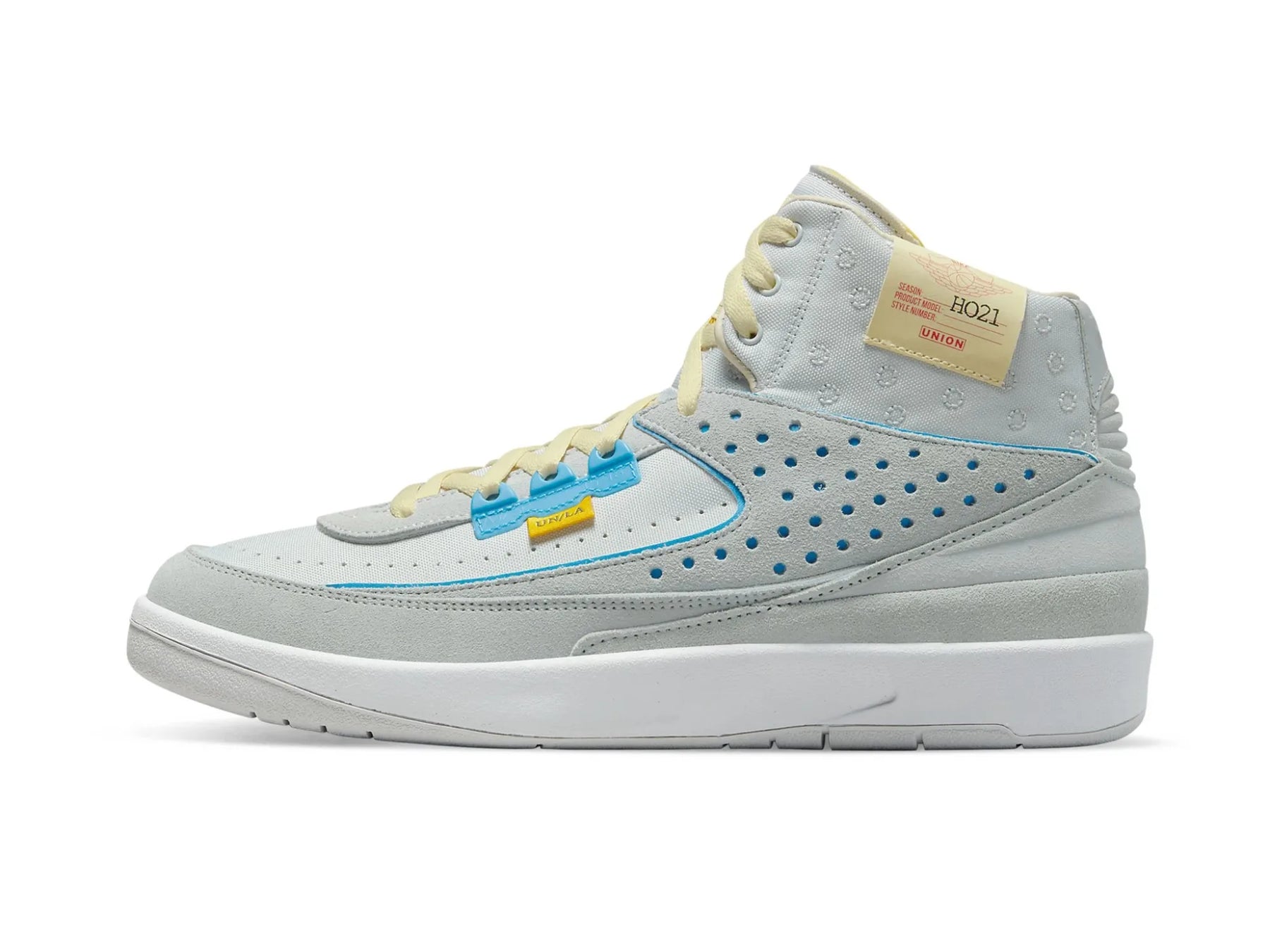 Nike Air Jordan 2 Retro SP Union "Grey Fog" - street-bill.dk