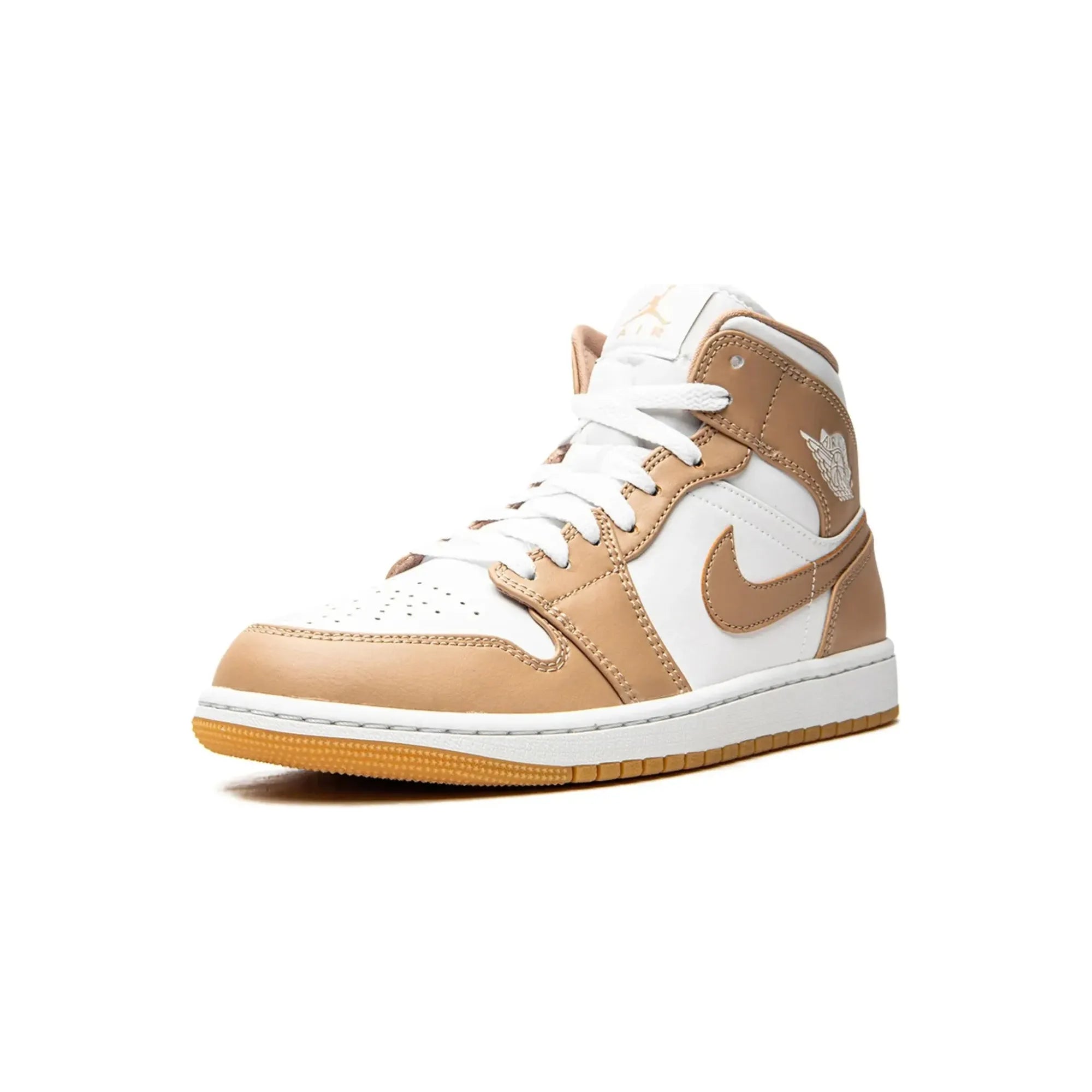 Nike Air Jordan 1 Mid "Tan Gum" - street-bill.dk