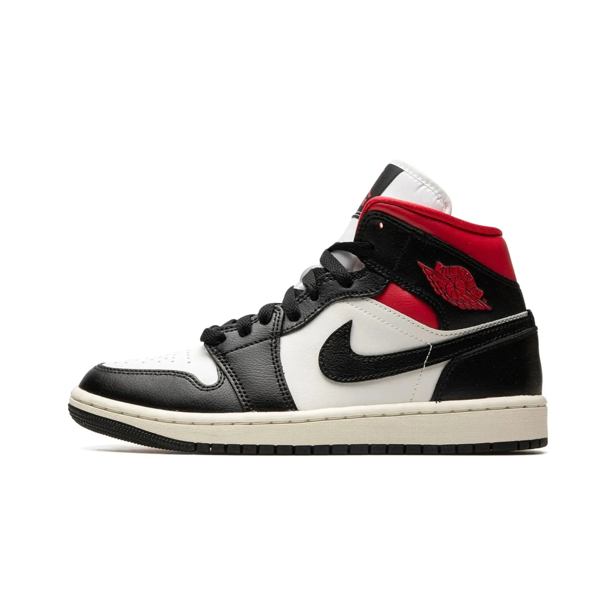 Nike Jordan 1 Mid "Gym Red Panda" - street-bill.dk