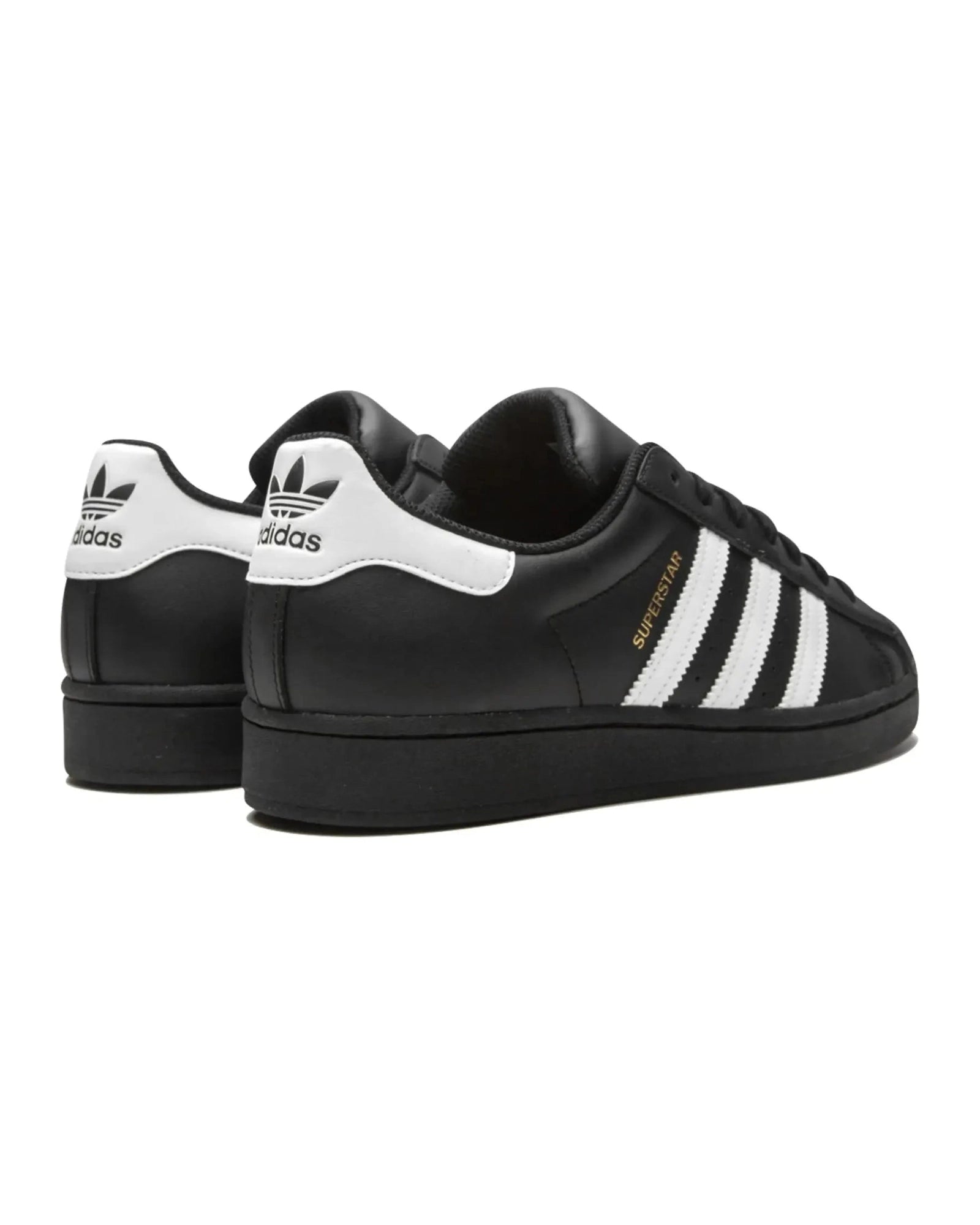 Adidas Superstar "Core Black Cloud White Gold" - street-bill.dk