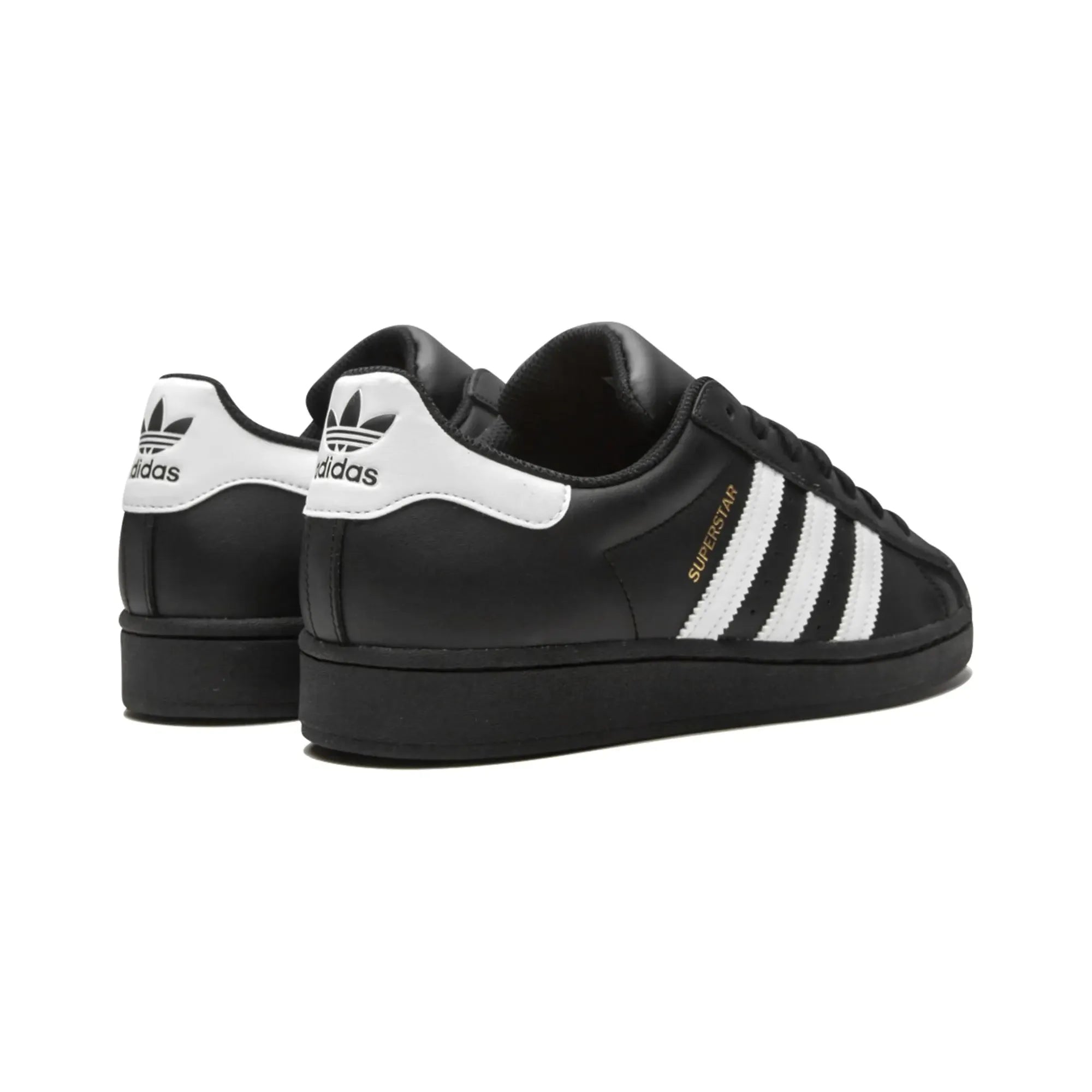 Adidas Superstar "Core Black Cloud White Gold" - street-bill.dk