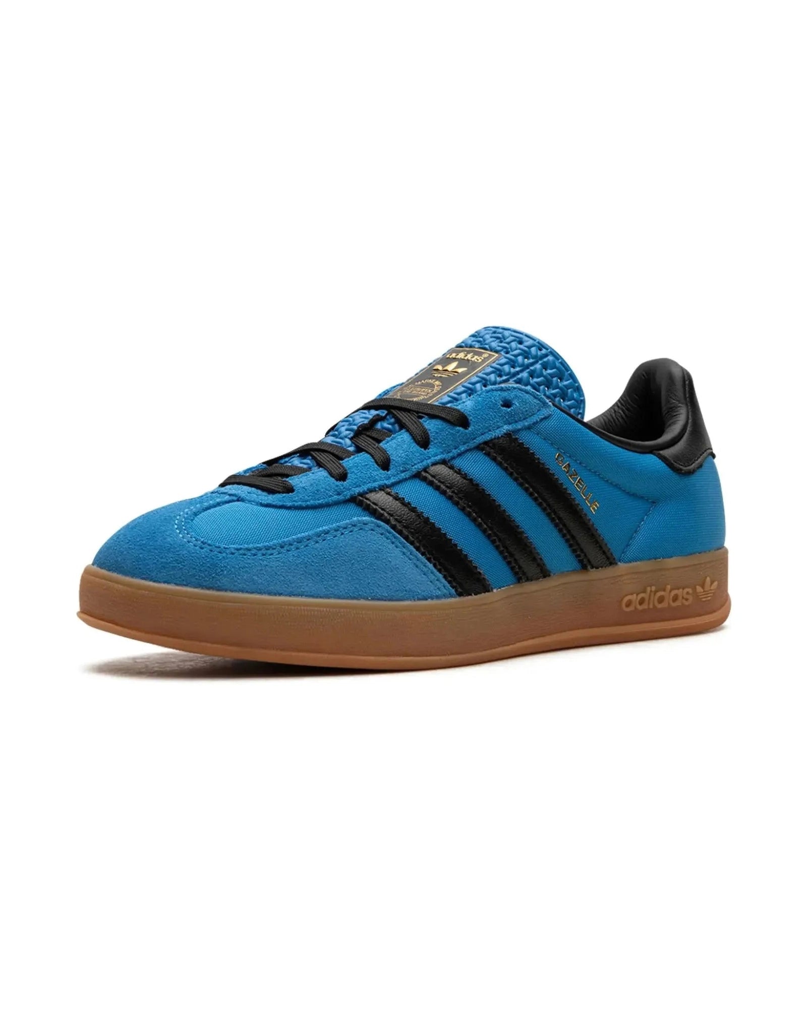 Adidas Gazelle Indoor "Bright Blue Black Gum" - street-bill.dk