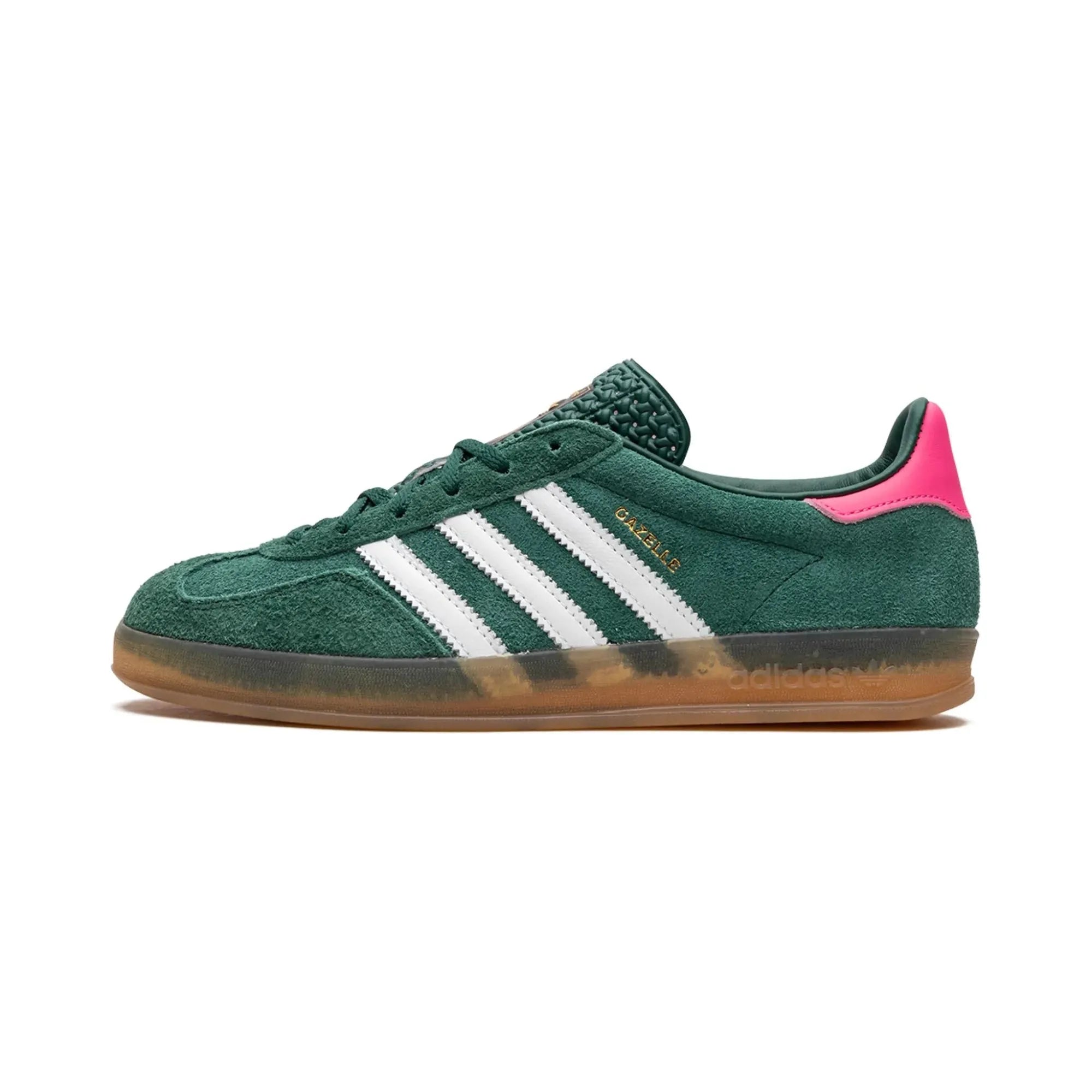 Adidas Gazelle Indoor "Collegiate Green Lucid Pink" - street-bill.dk