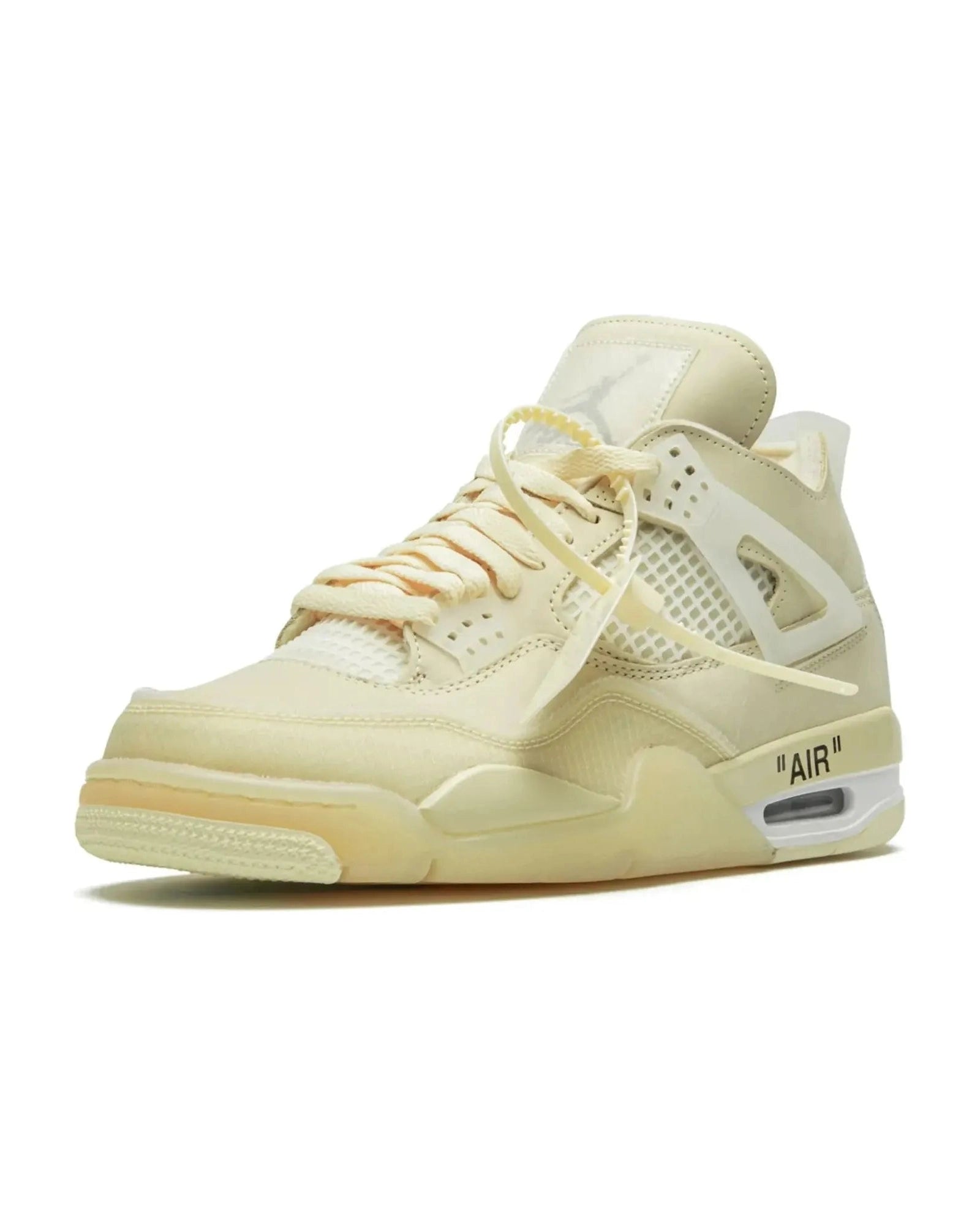 Nike Air Jordan 4 Retro X Off-White "Sail" - street-bill.dk