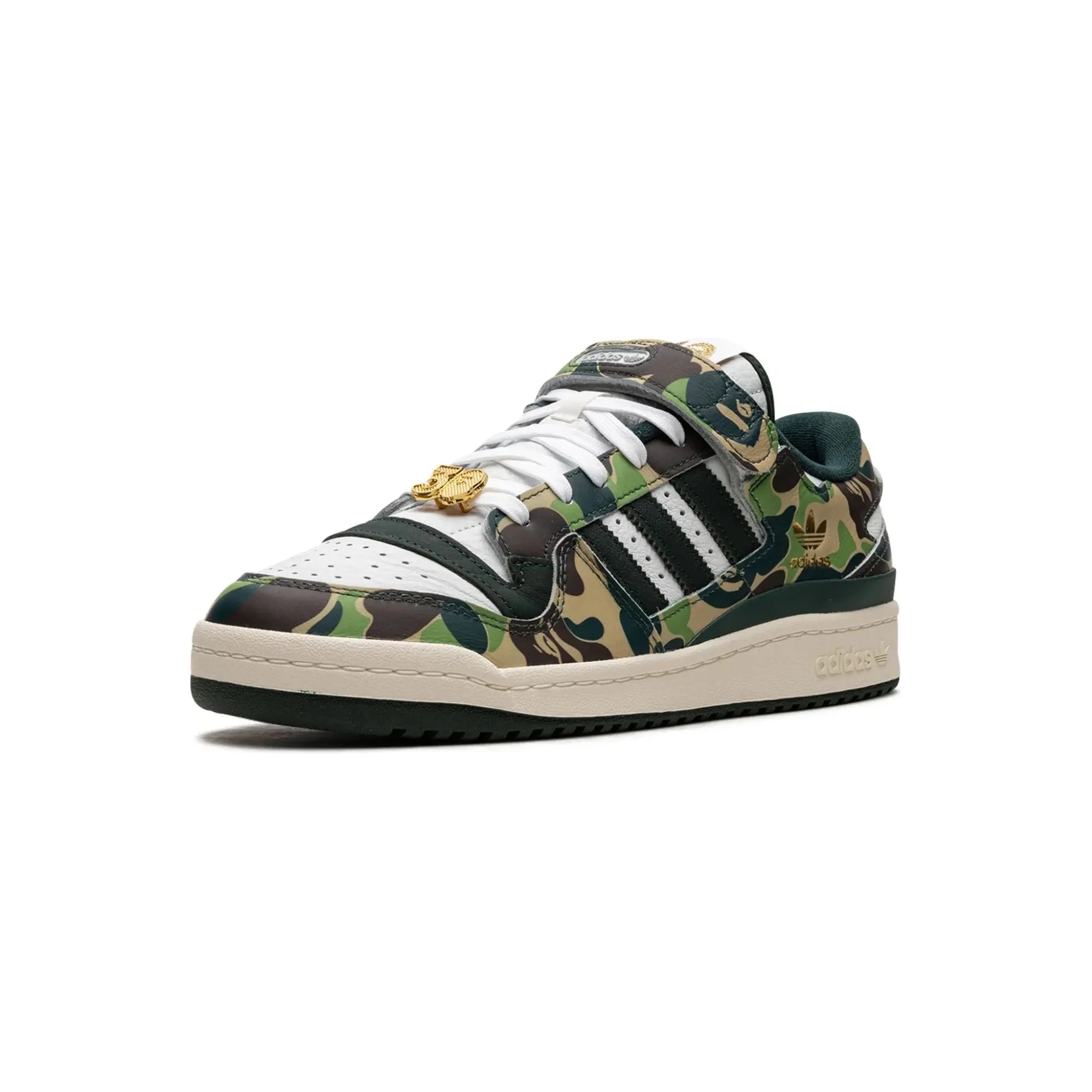 Adidas Forum 84 Low X Bape "30th Anniversary Green Camo" - street-bill.dk